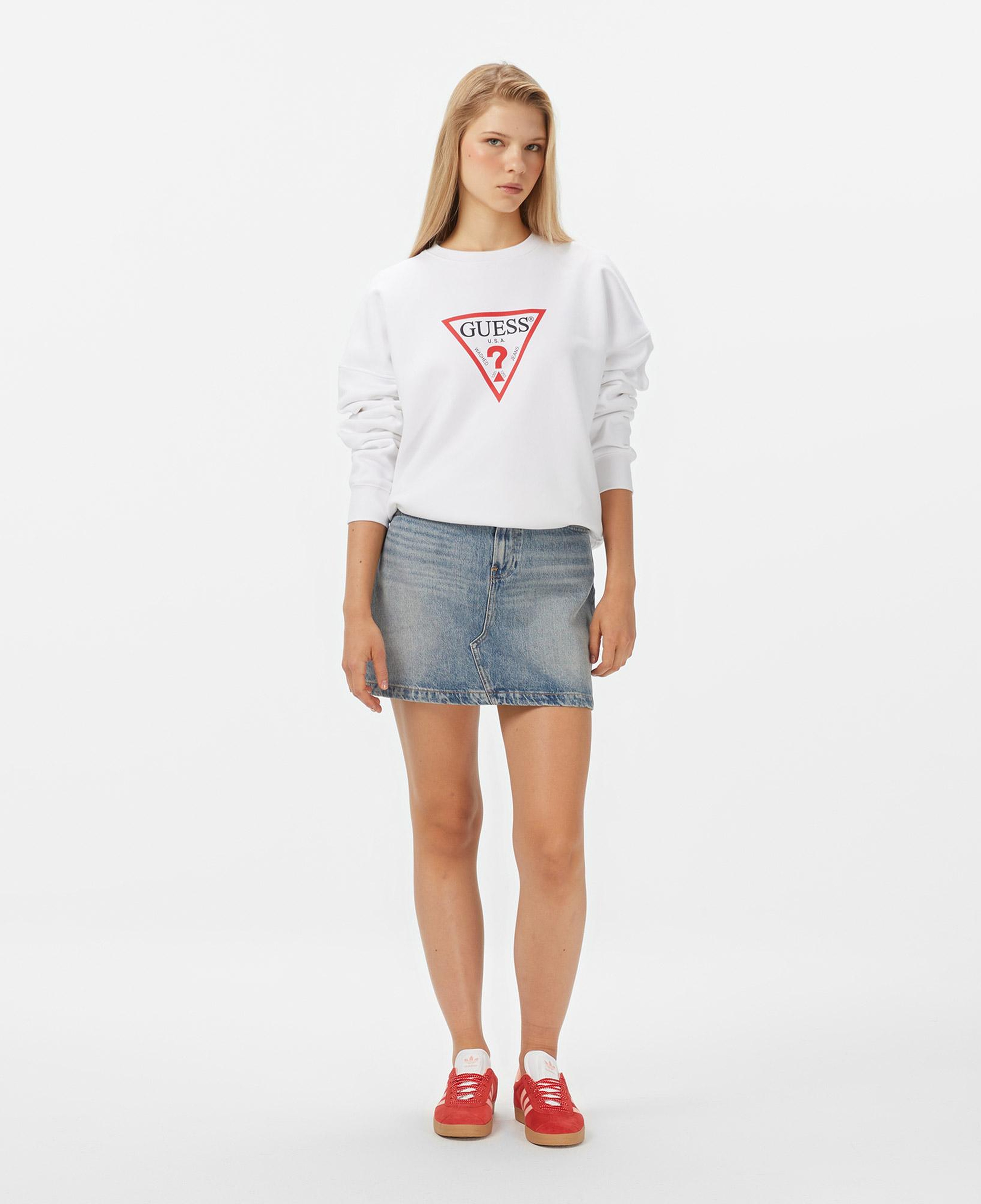 Guess Studded Kadın Siyah Sweatshirt