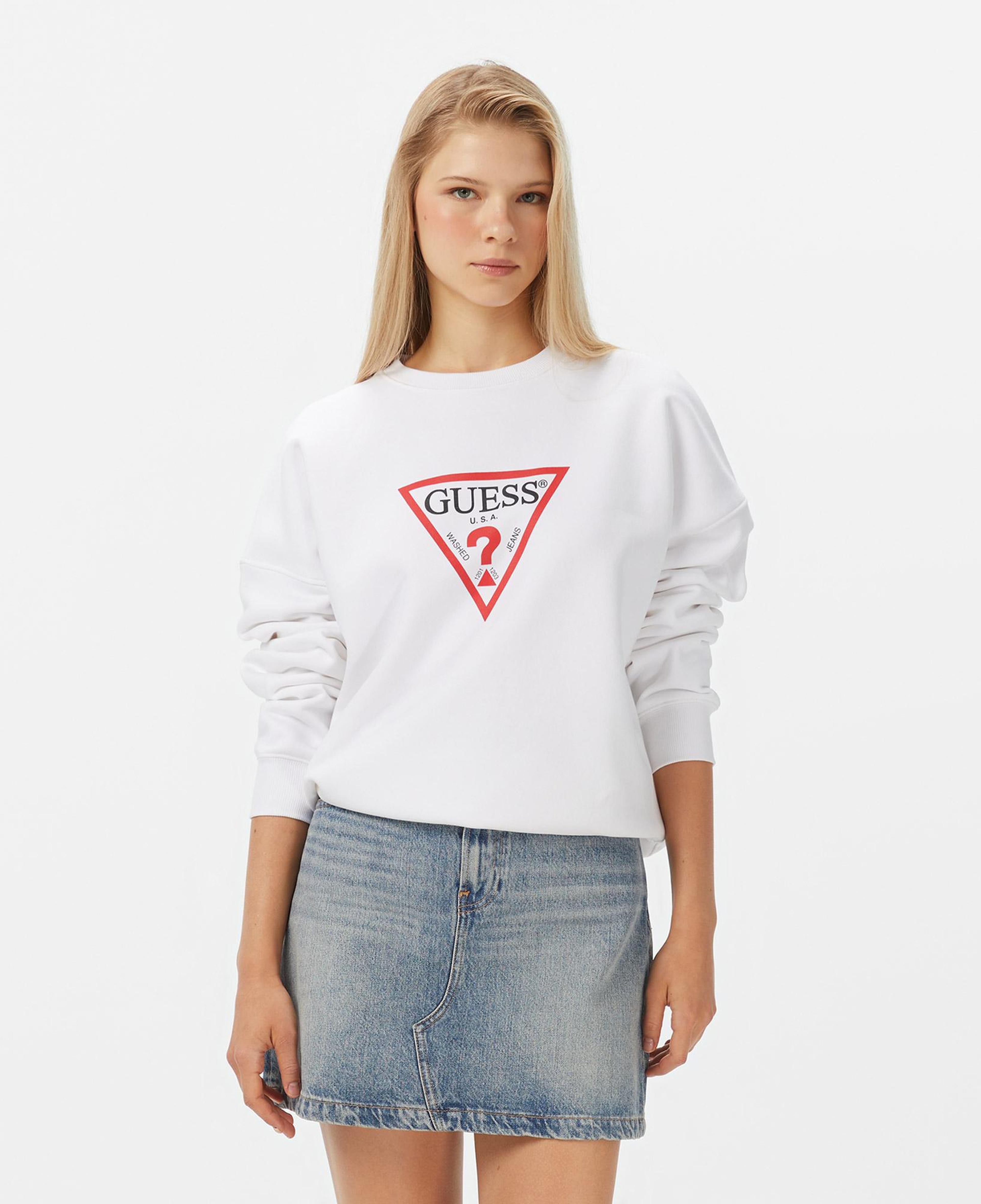 Guess Studded Kadın Siyah Sweatshirt