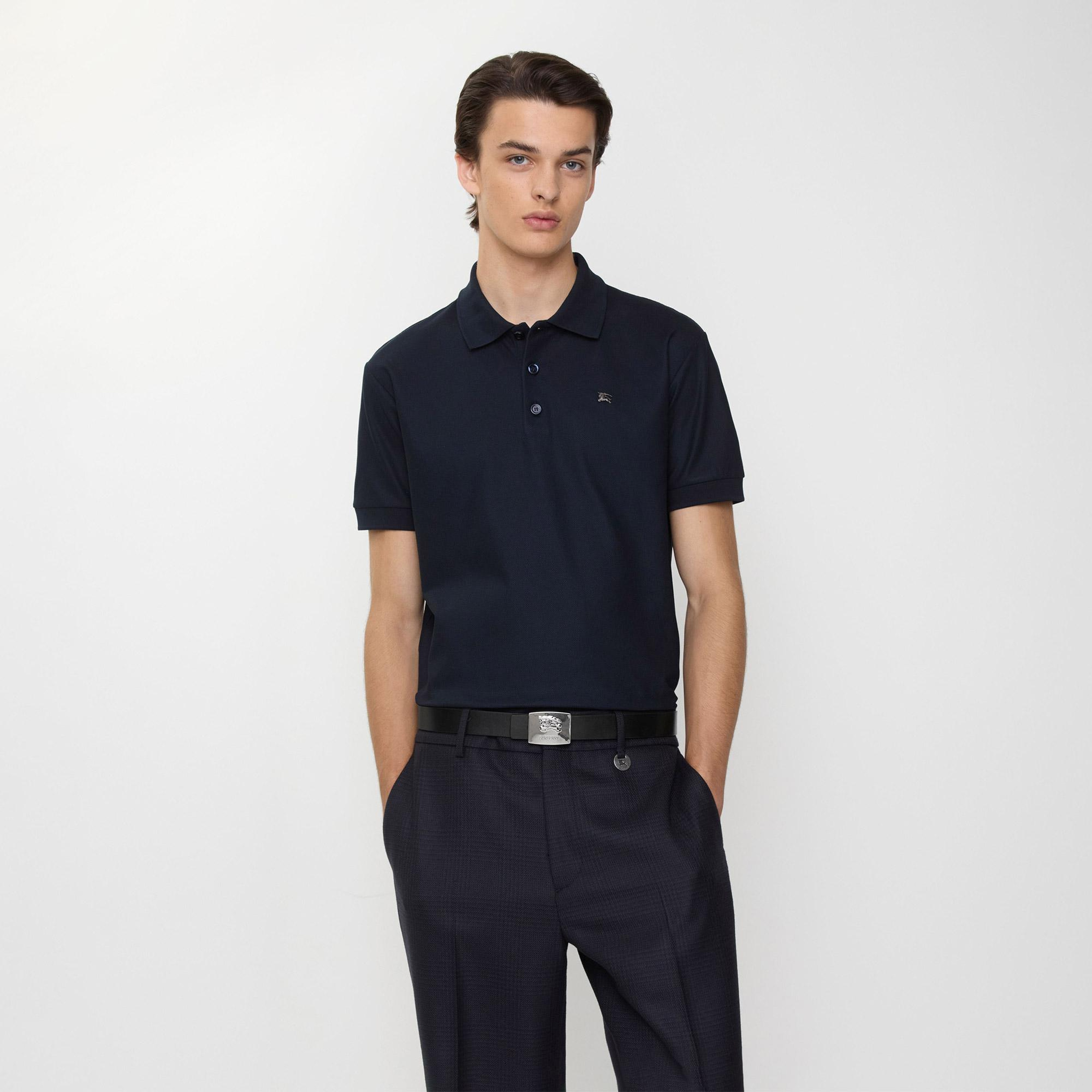 Burberry Stan Med Erkek Lacivert Polo