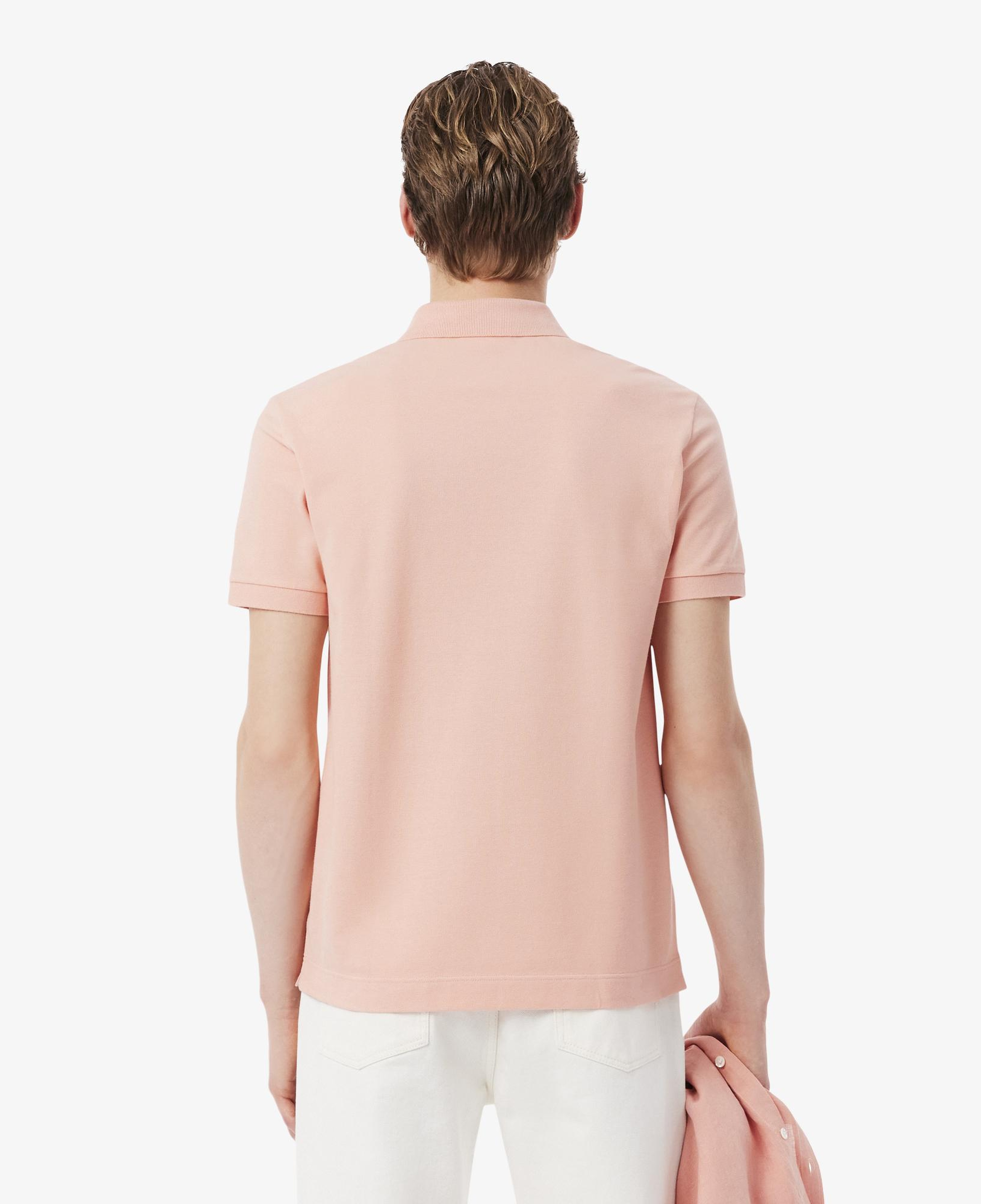 Erkek Regular Fit Pembe Paris Polo