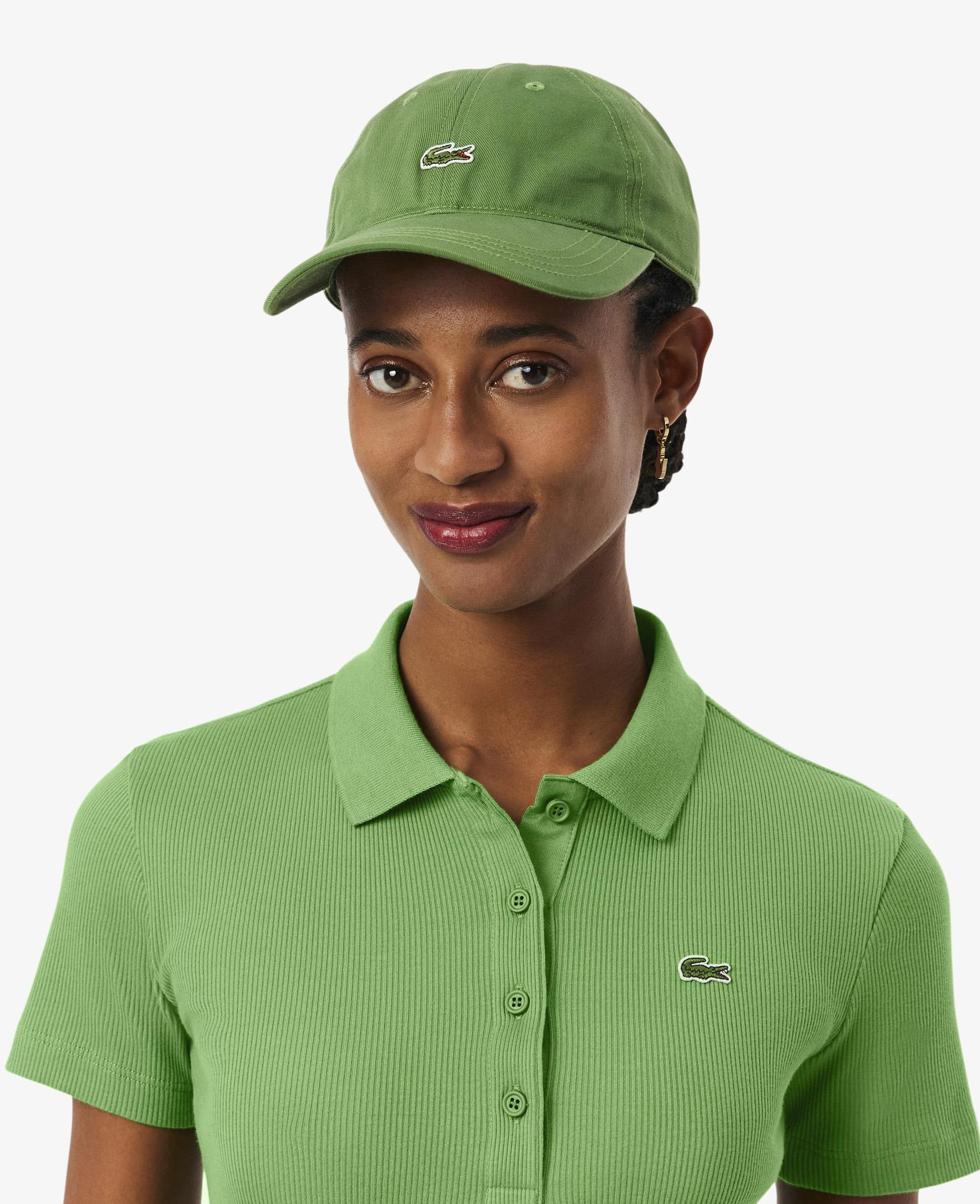 L.12.D Kadın Slim Fit Yeşil Polo