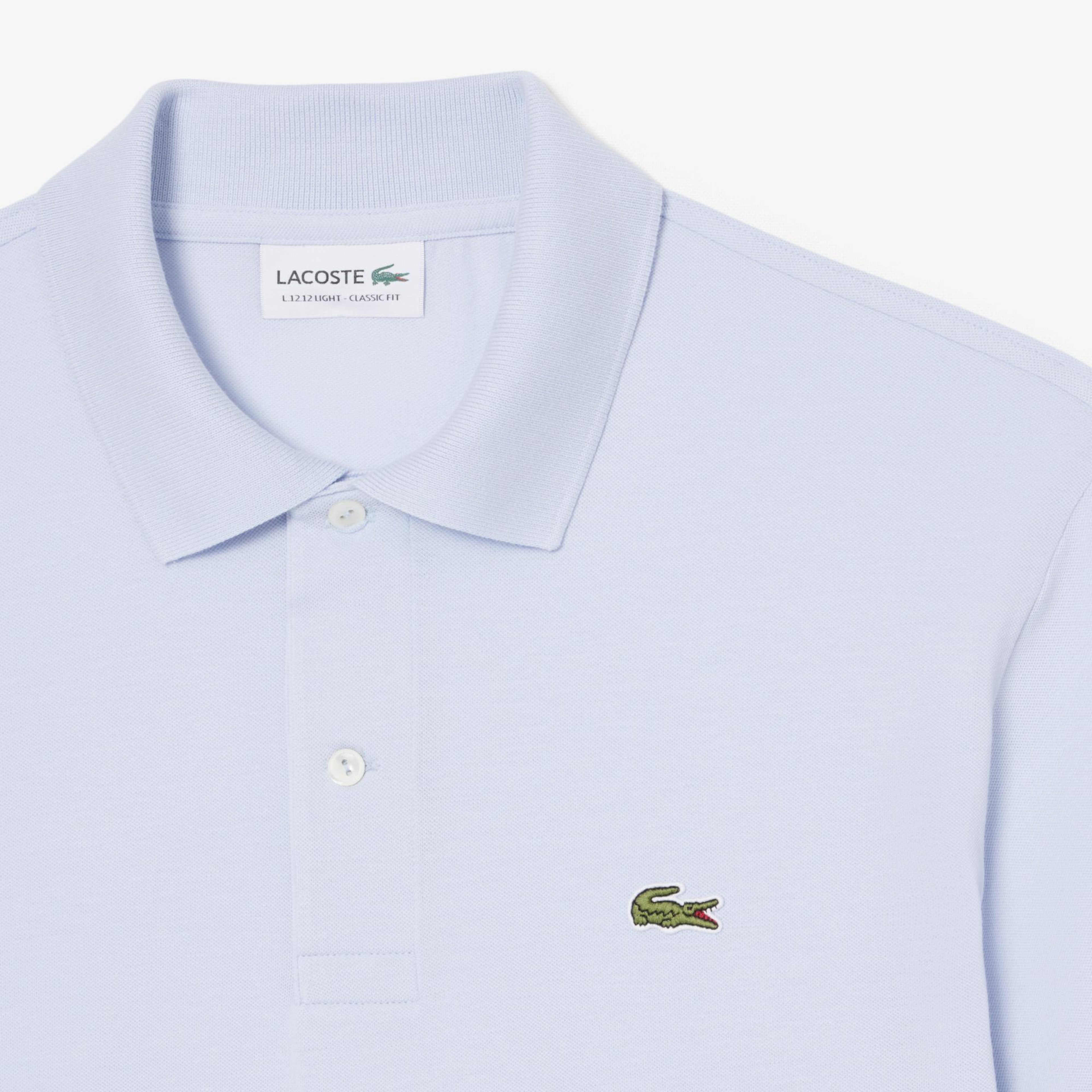 L.12.12 Light Erkek Classic Fit Açık Mavi Polo