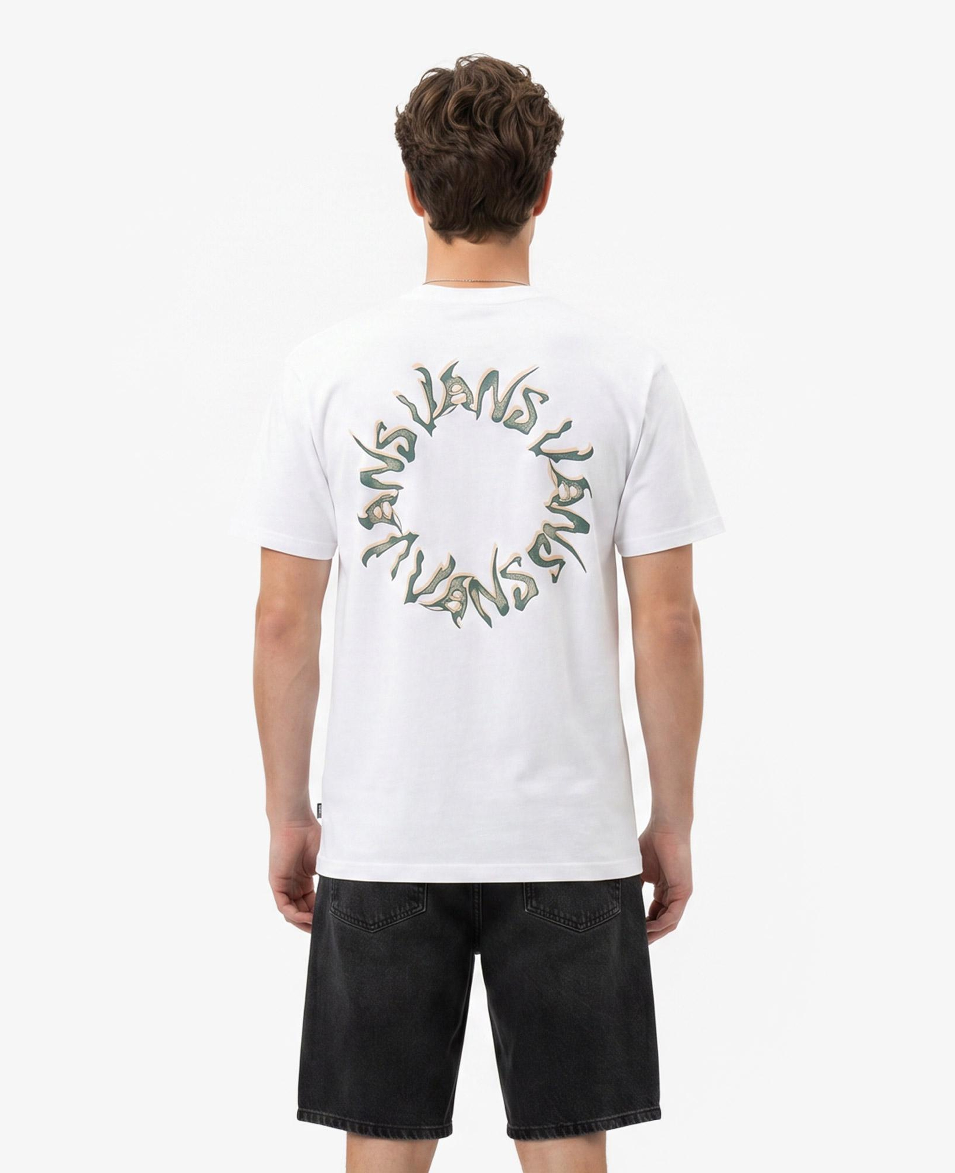 Vans Wild Circle Erkek Beyaz T-Shirt