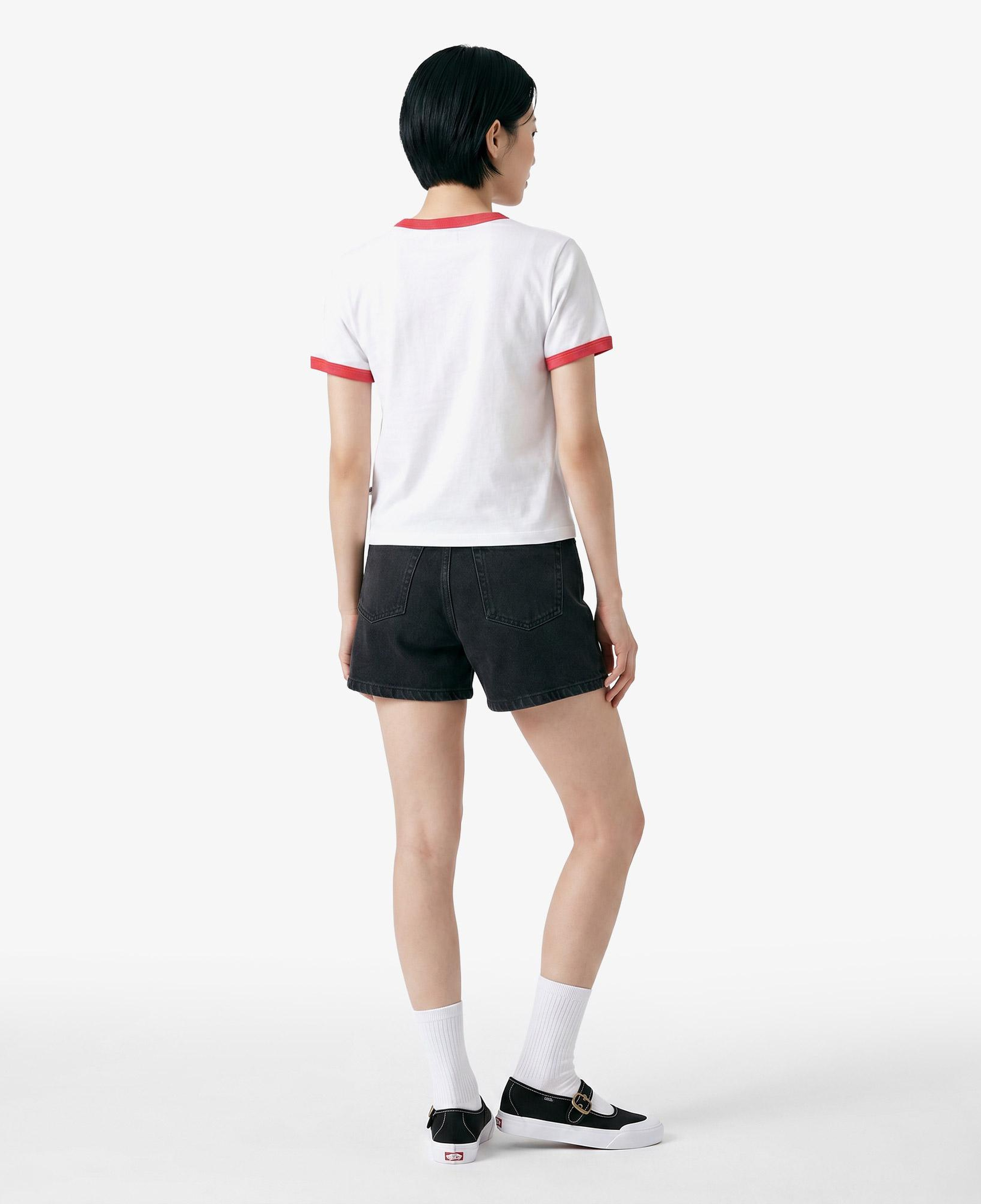 Vans Center Chest Ringer  Kadın Beyaz T-Shirt