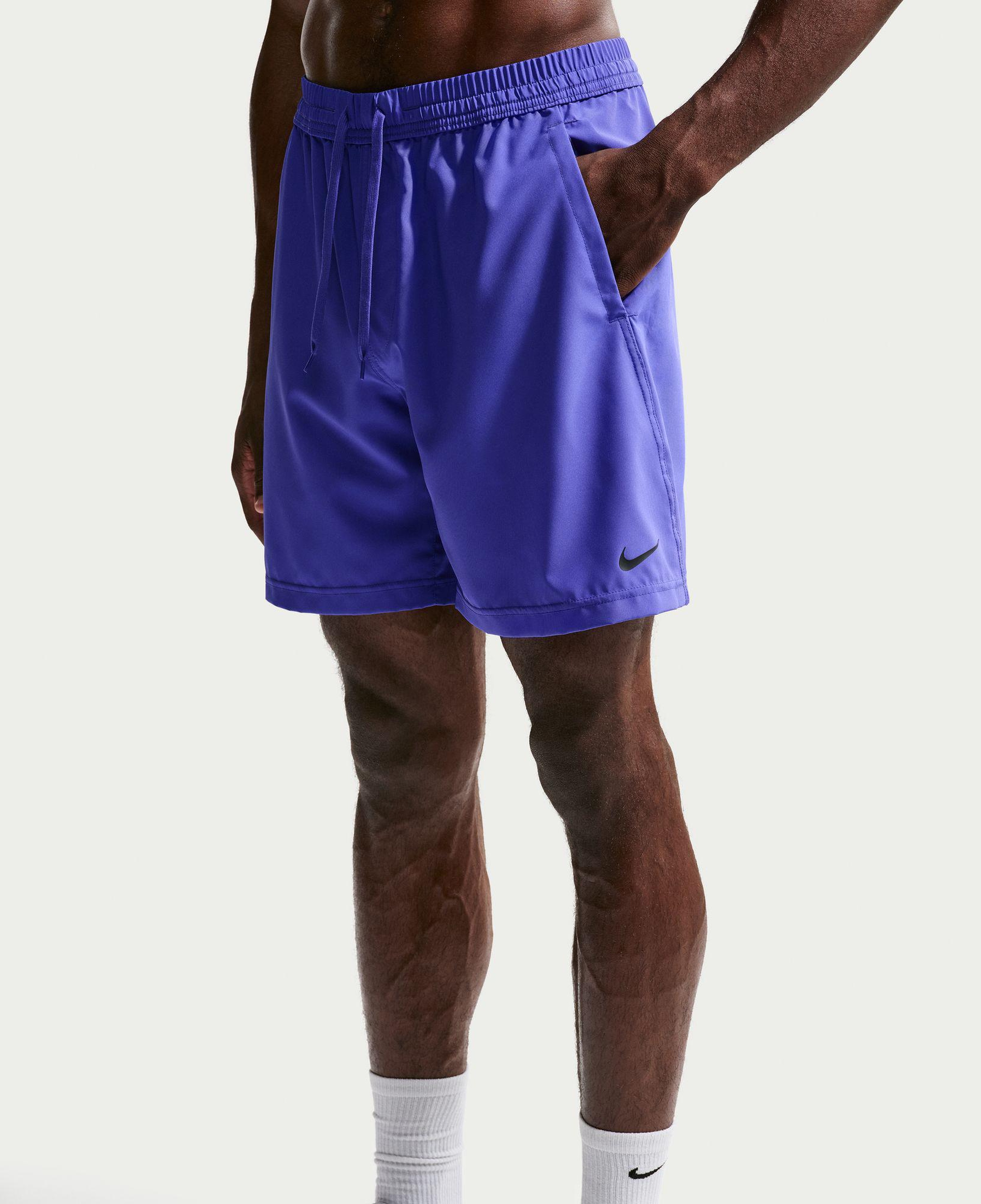Nike Dri-Fit Form 18 cm Erkek Mor Şort