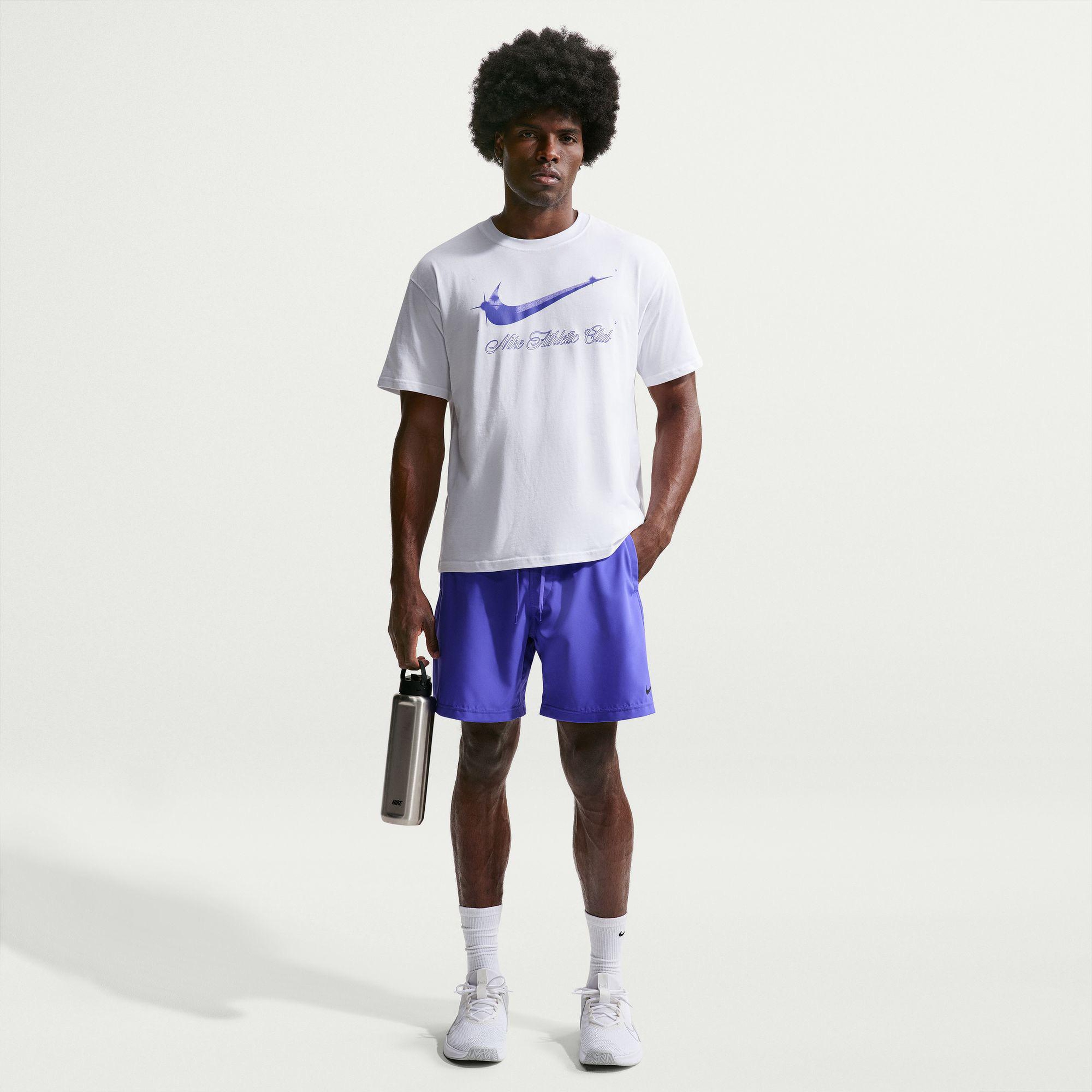 Nike Dri-Fit Form 18 cm Erkek Mor Şort