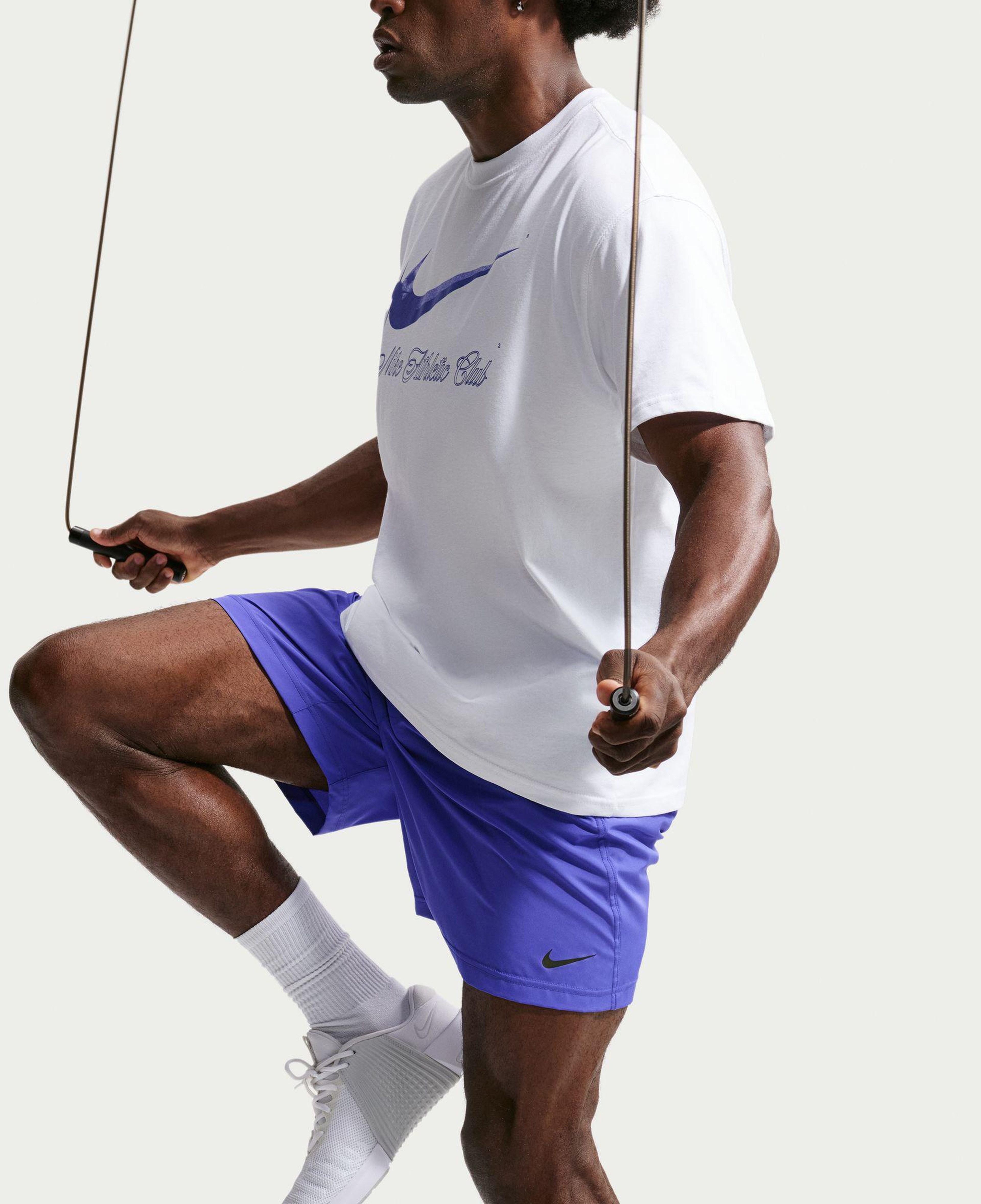 Nike Dri-Fit Form 18 cm Erkek Mor Şort