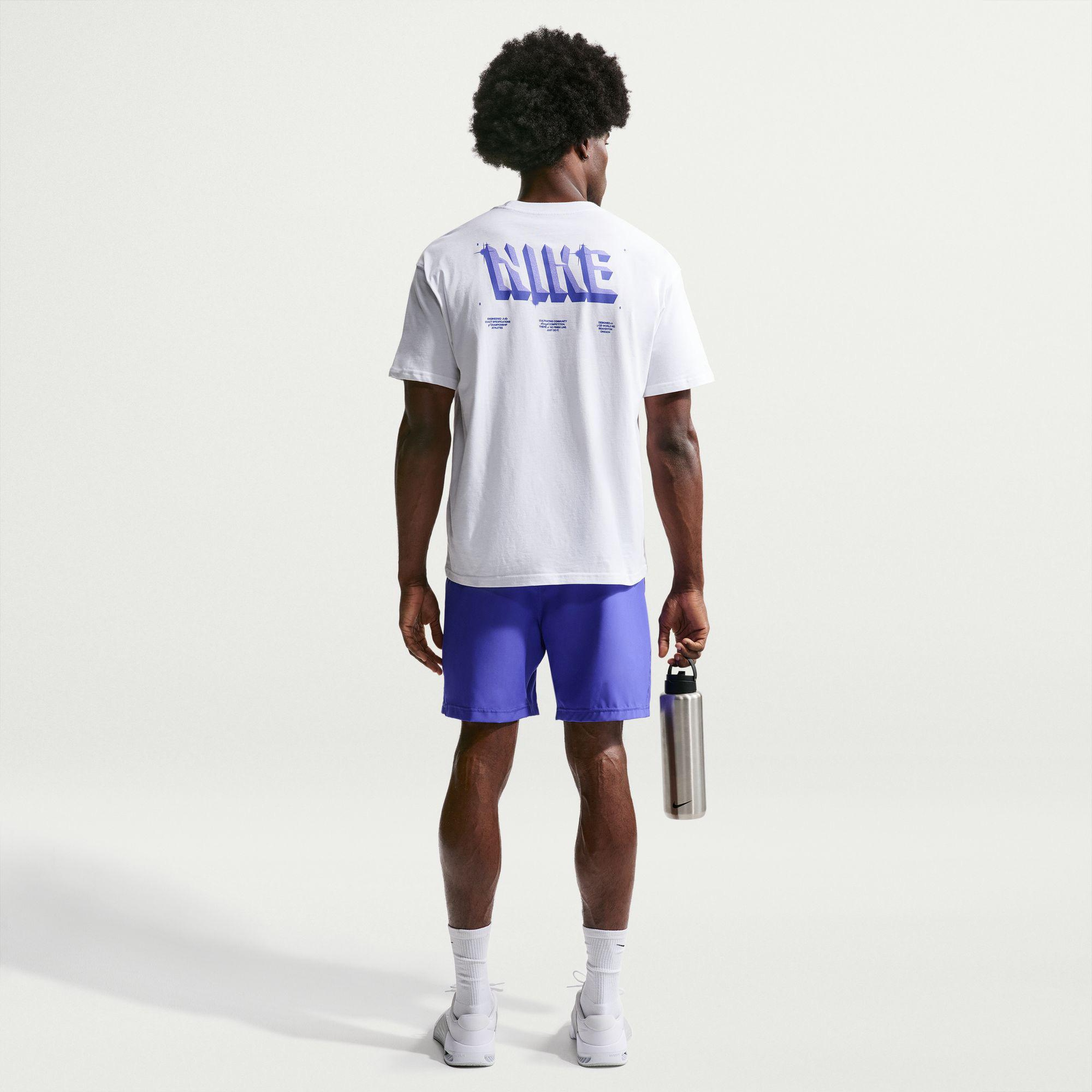Nike Dri-Fit Form 18 cm Erkek Mor Şort
