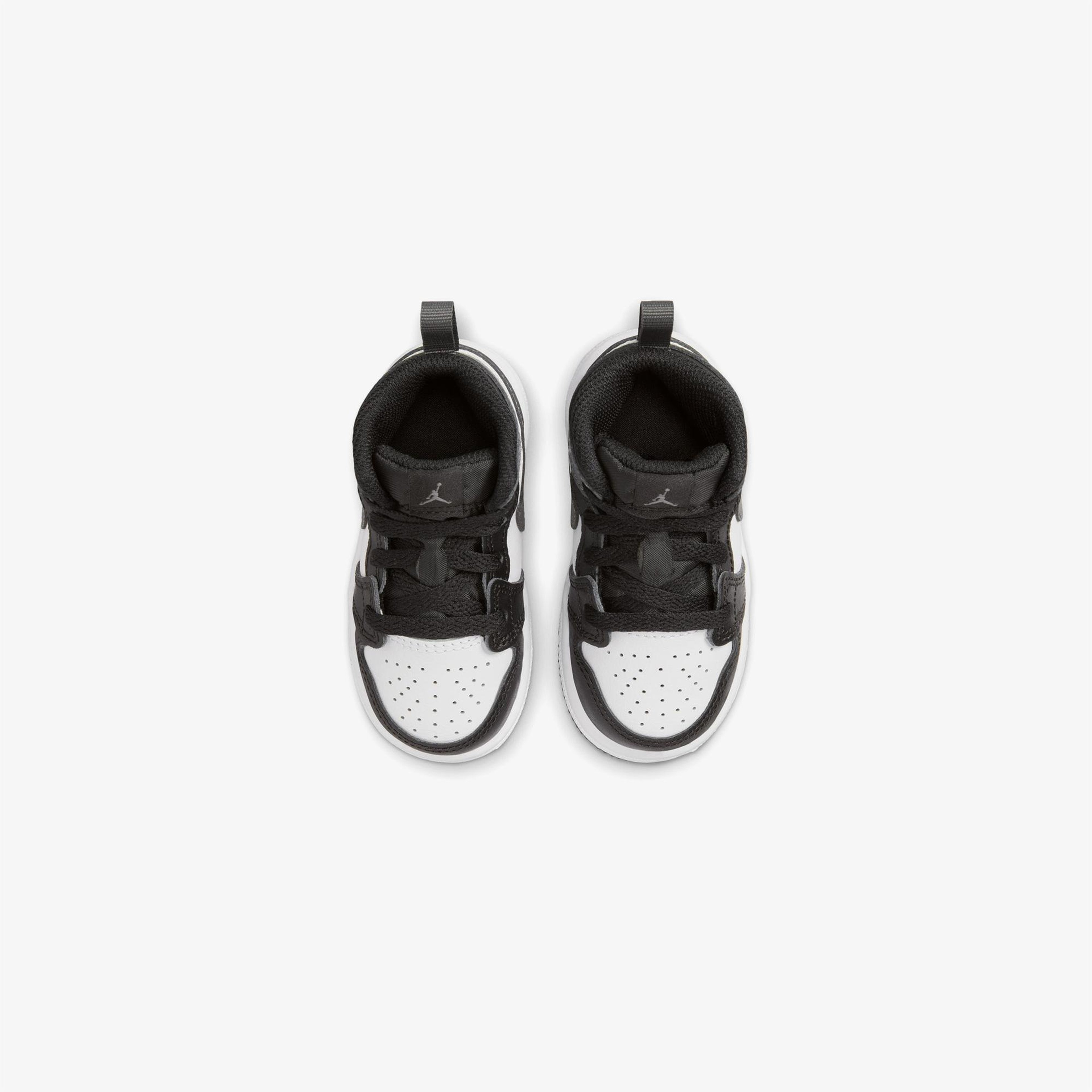 Jordan 1 Mid Çocuk Siyah Spor Ayakkabı
