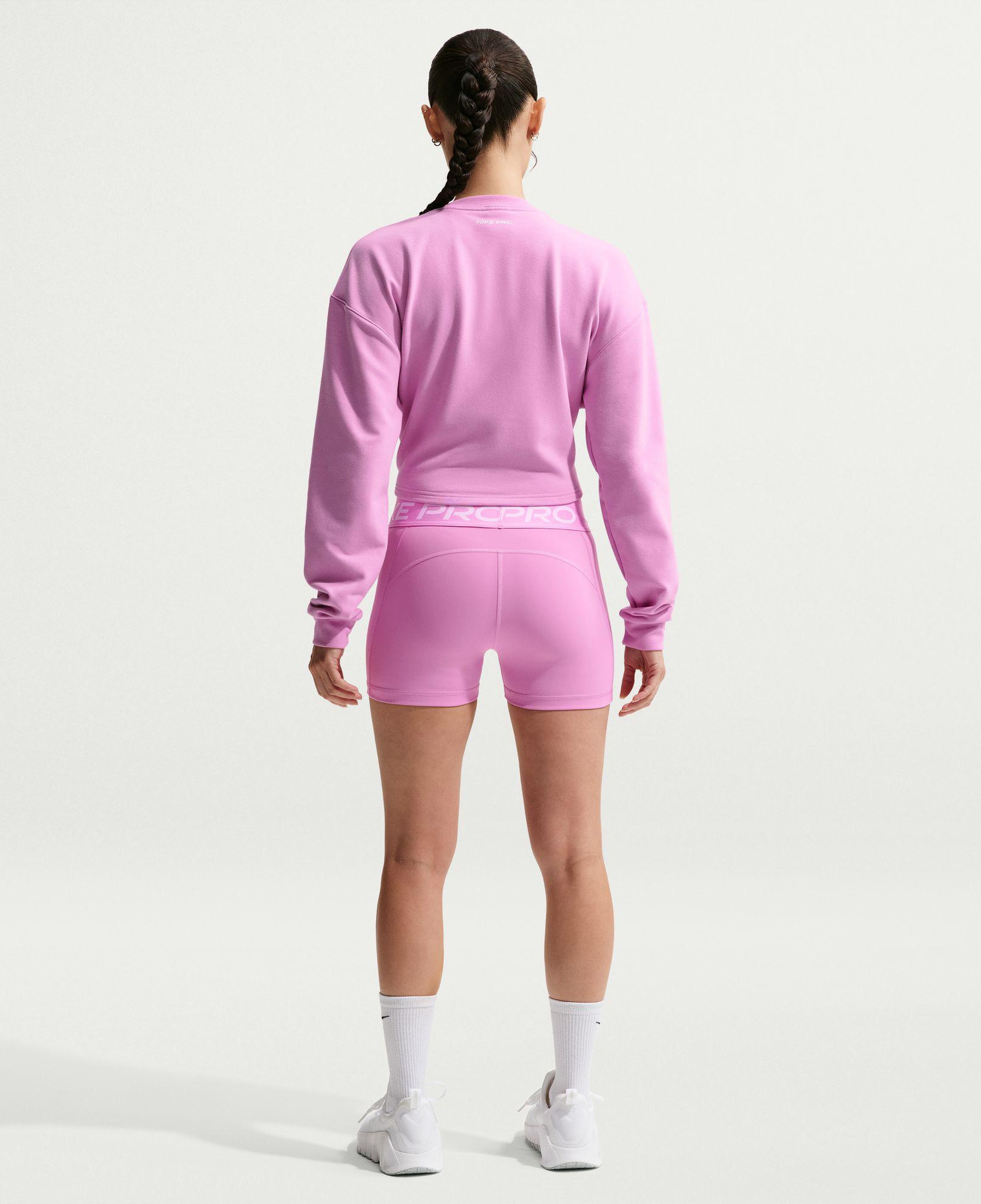 Nike Pro Dri-Fit 365 Mid Rise 8 cm Kadın Pembe Kısa Tayt