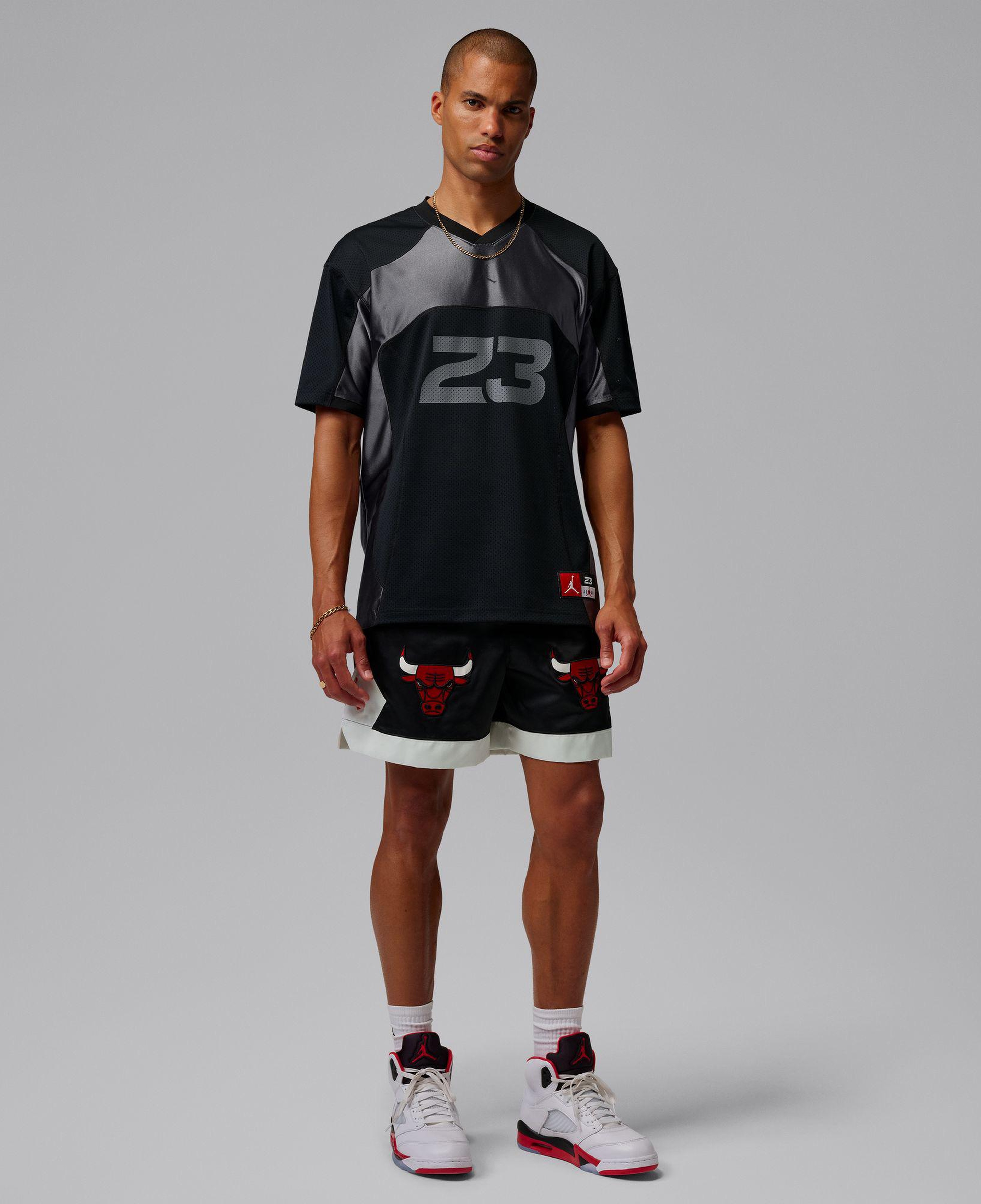 Jordan Flight Jersey Erkek Siyah T-Shirt