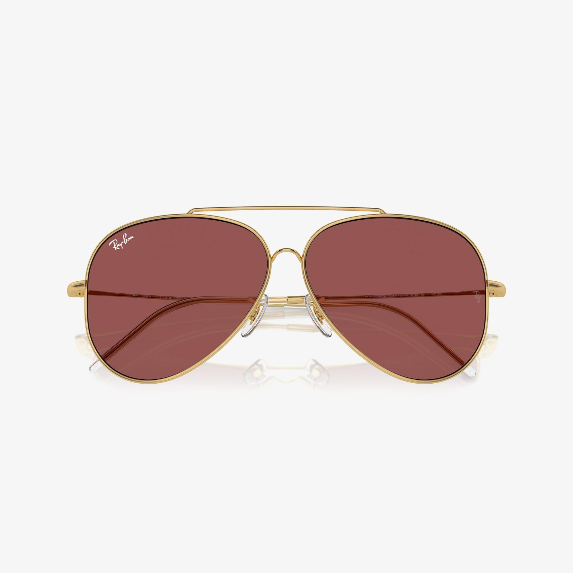 Ray-Ban Aviator Reverse Unisex Kırmızı Güneş Gözlüğü