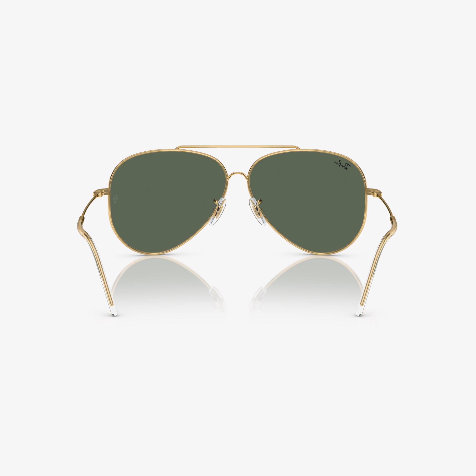 Ray-Ban Aviator Reverse Unisex Sarı Güneş Gözlüğü