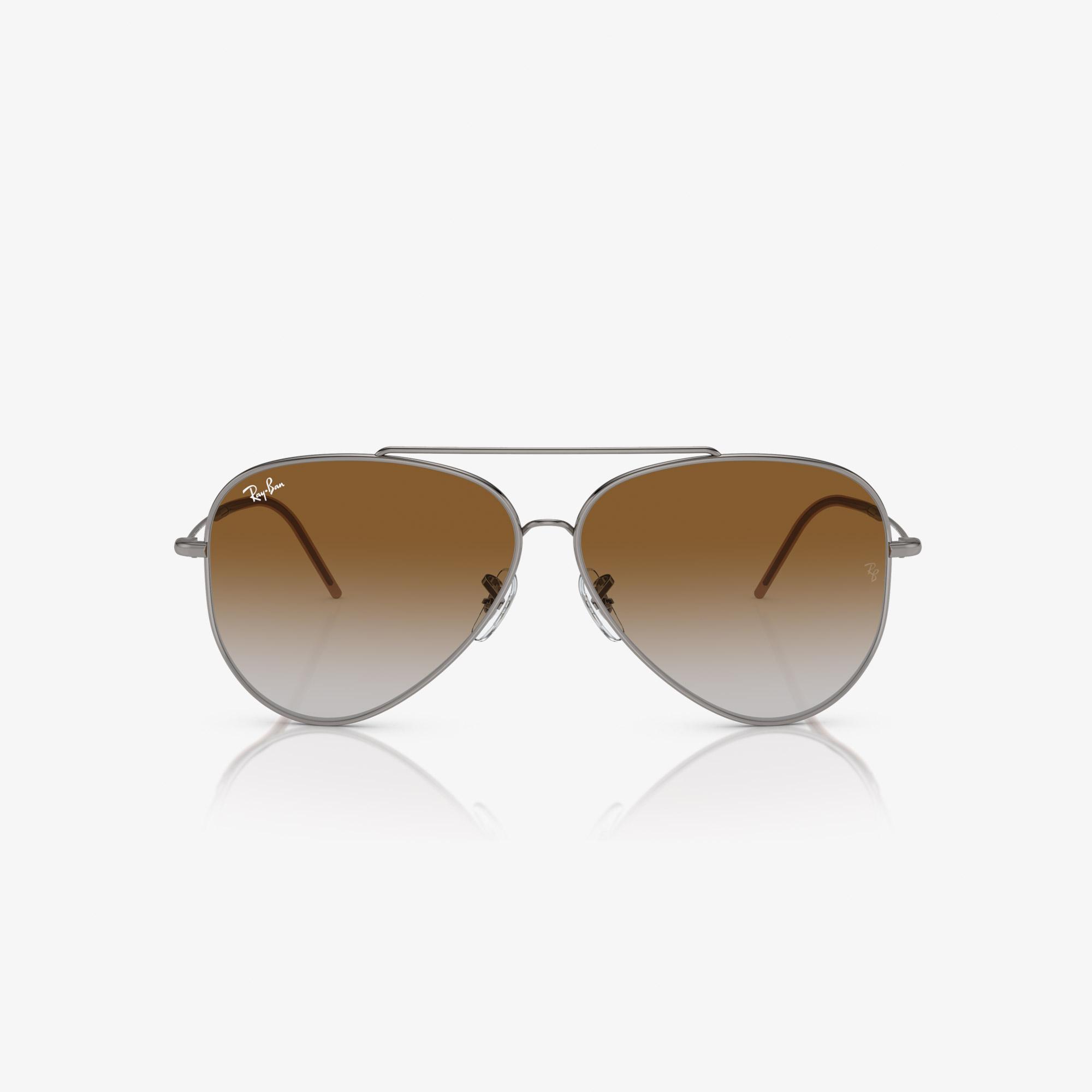 Ray-Ban Aviator Reverse Unisex Kahverengi Güneş Gözlüğü