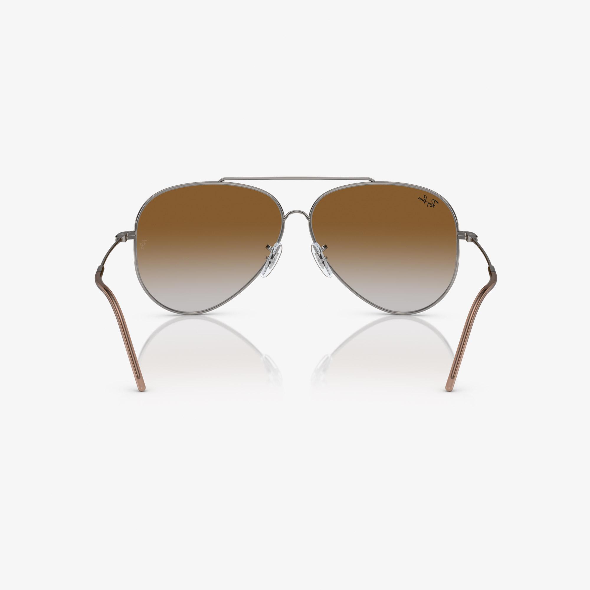 Ray-Ban Aviator Reverse Unisex Kahverengi Güneş Gözlüğü