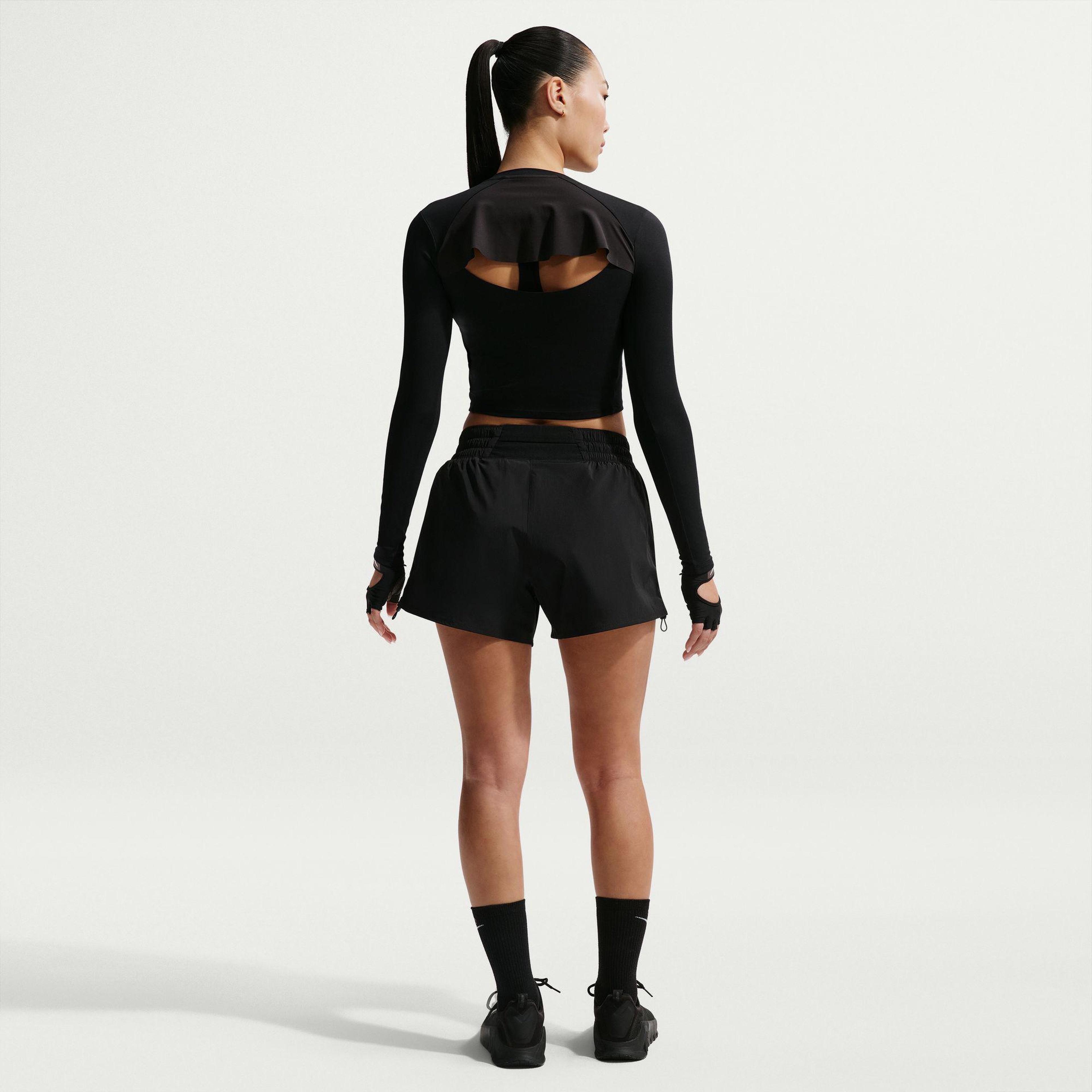 Nike One Dri-Fit High Rise 13 cm Kadın Siyah Şort