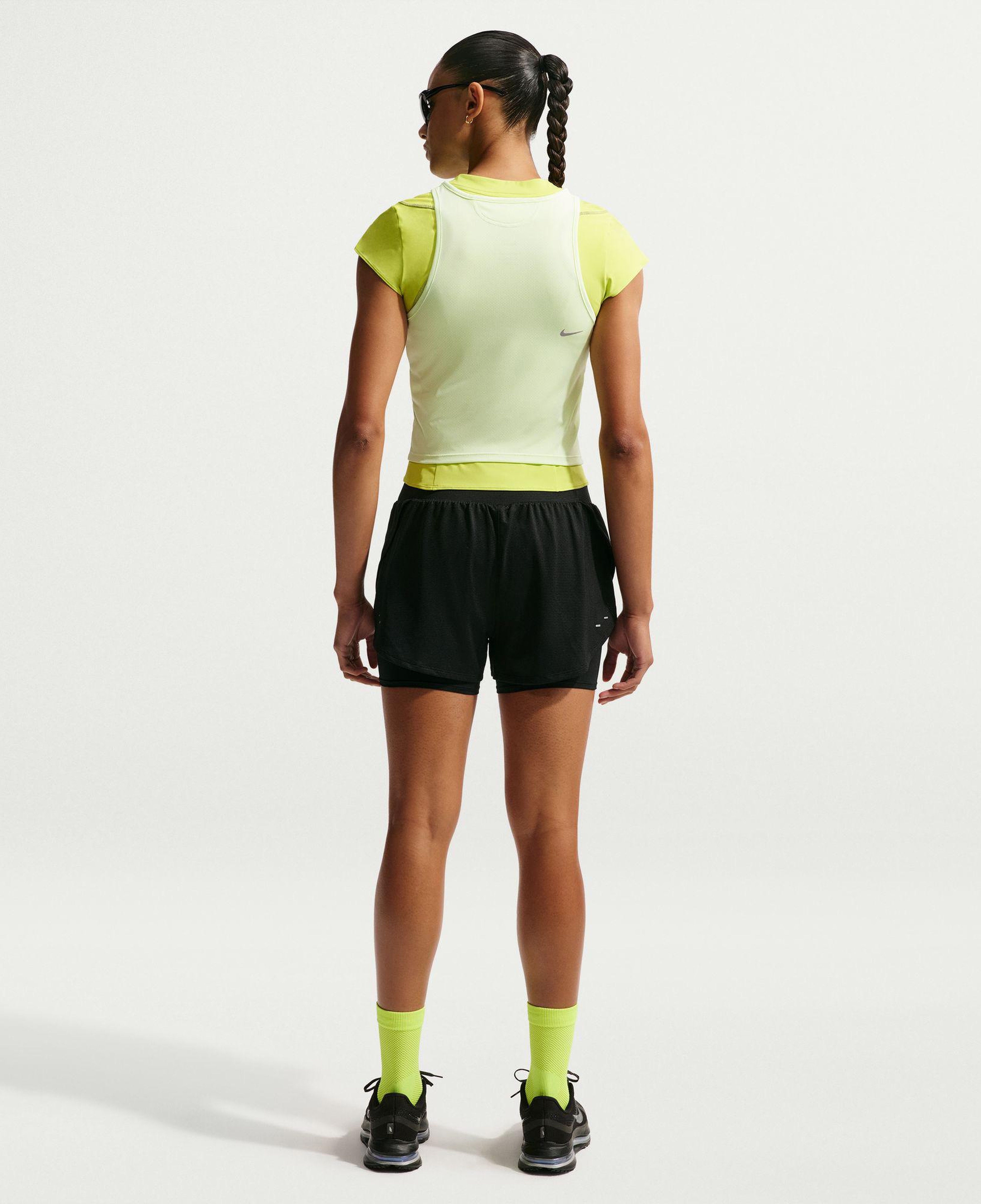 Nike Flow Mesh Dri-Fit 2'si 1 Arada Kadın Siyah Şort