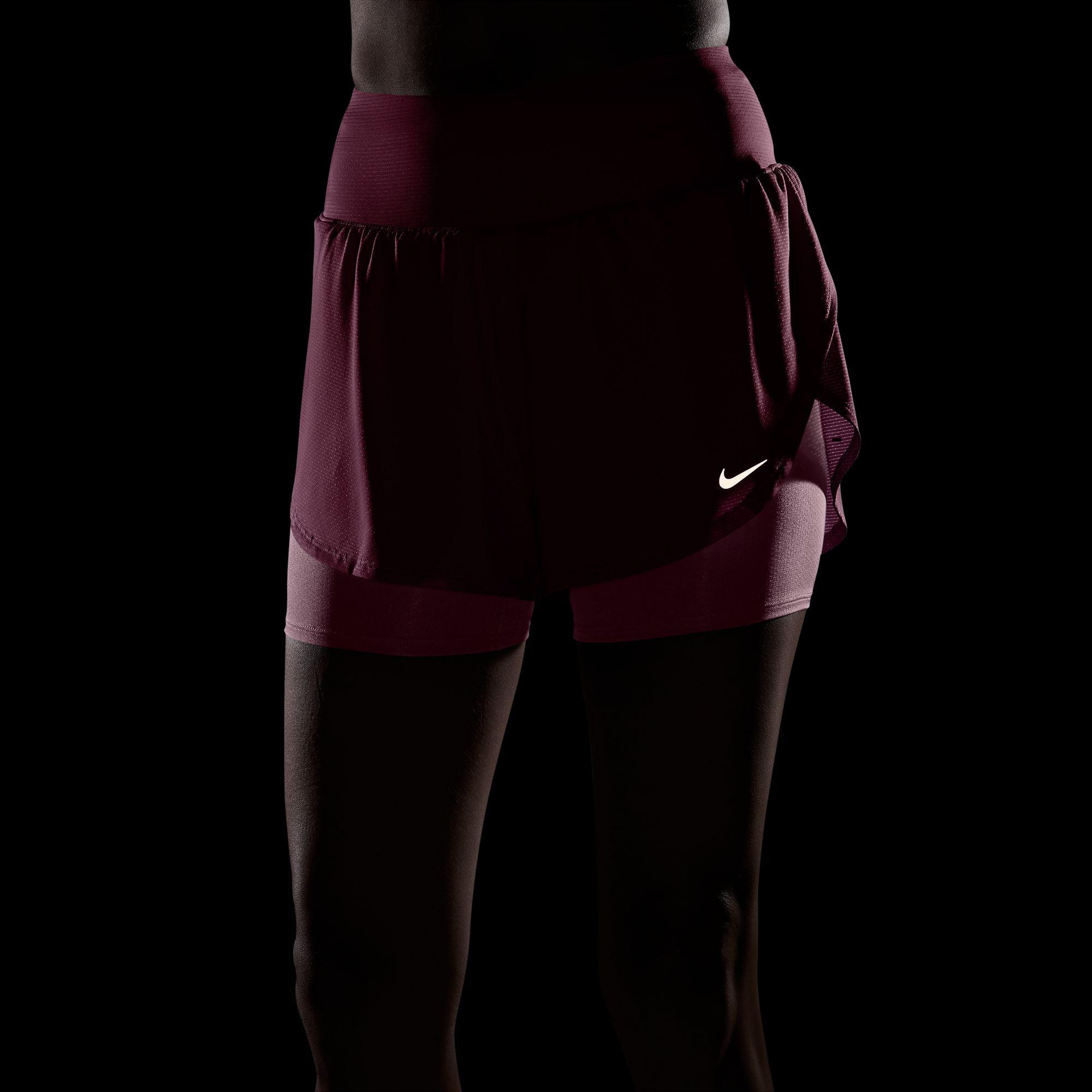 Nike Flow Mesh Dri-Fit 2'si 1 Arada Kadın Pembe Şort
