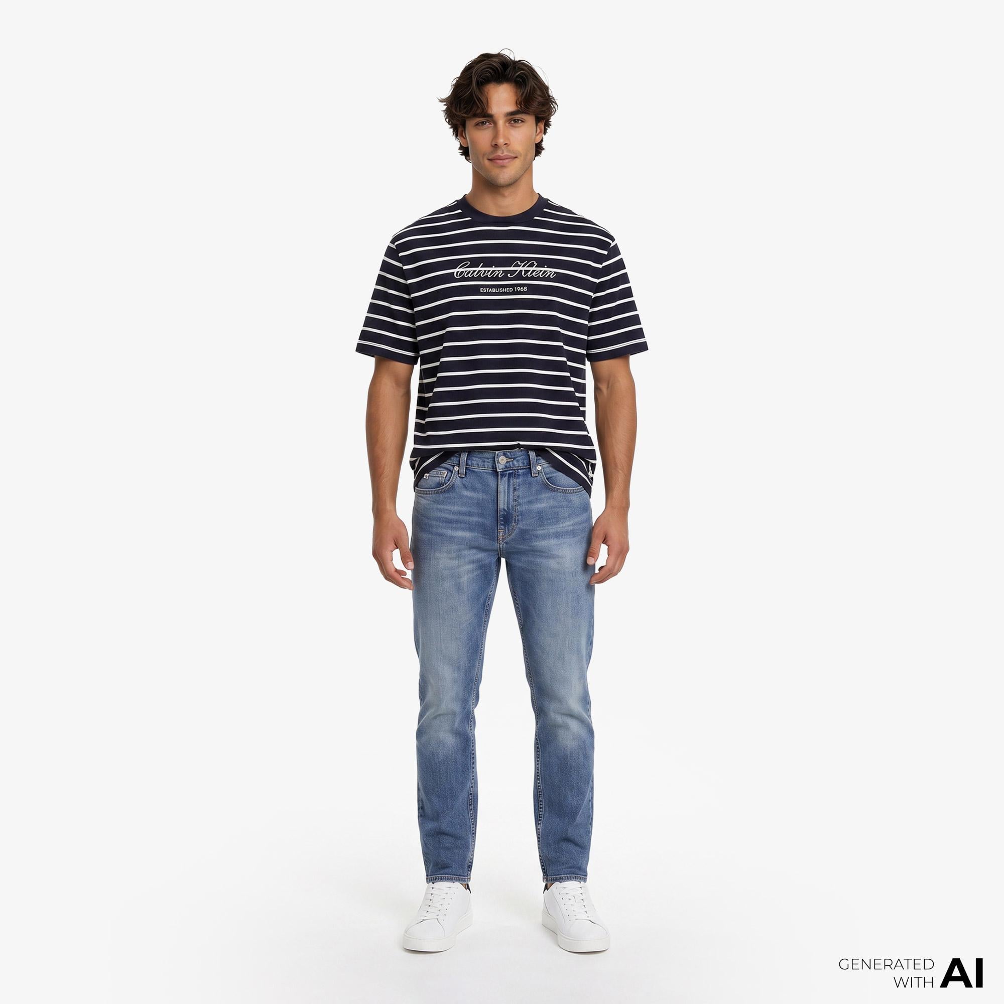 Calvin Klein Vintage Erkek Mavi Jean