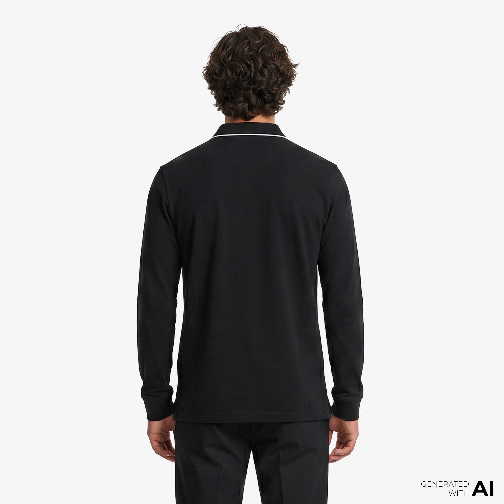 Calvin Klein Erkek Siyah Polo T-Shirt