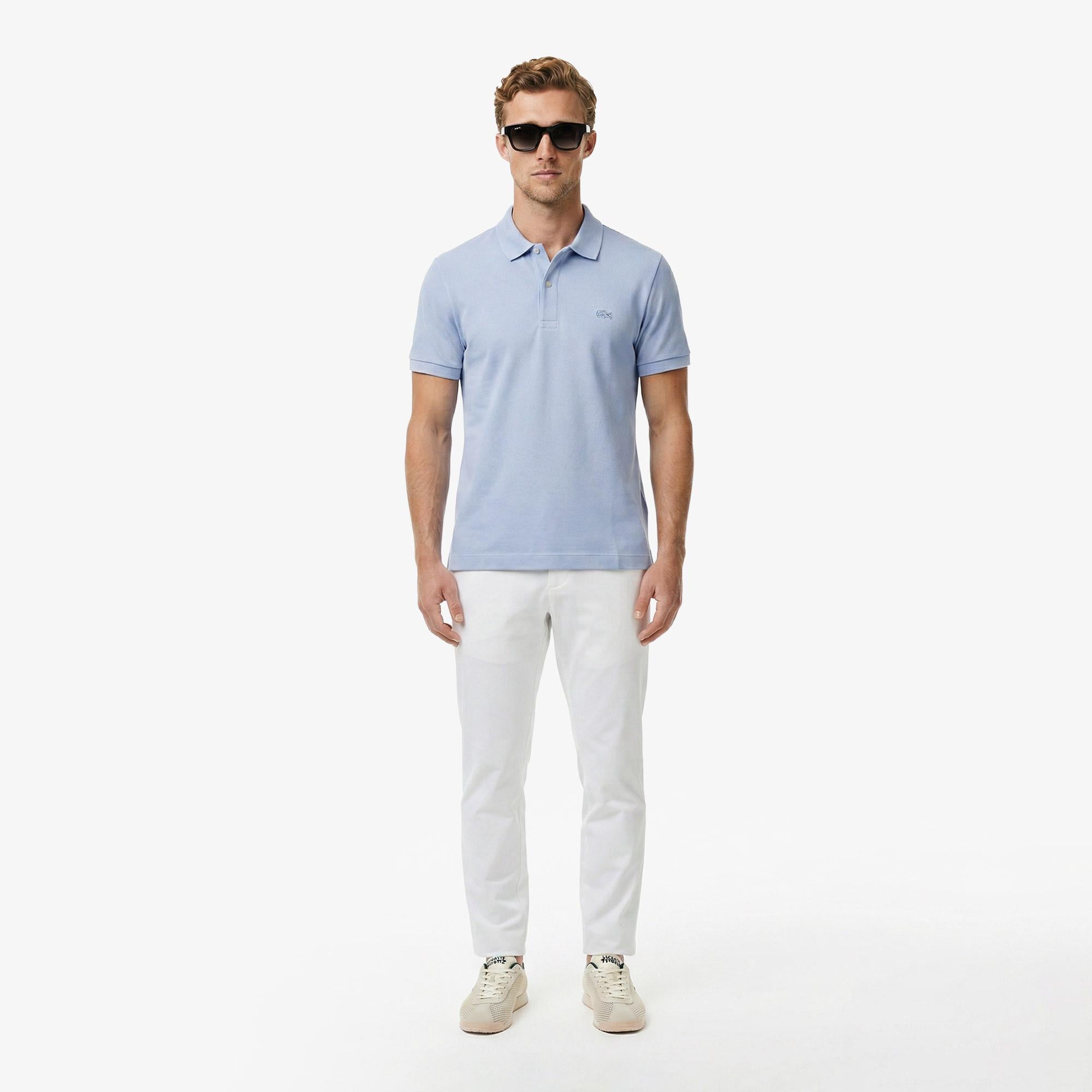 Erkek Regular Fit Mavi Paris Polo