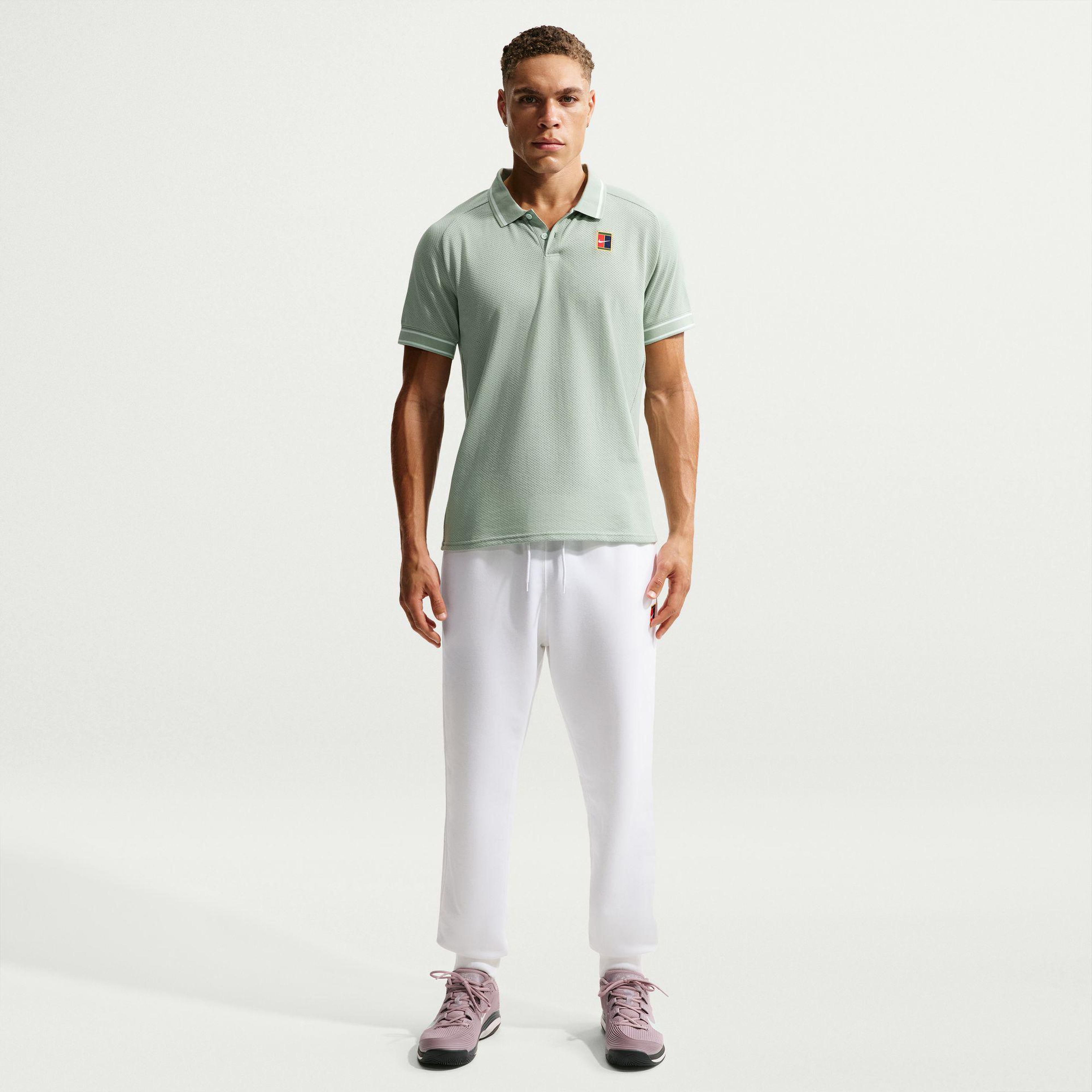 Nike Court Heritage Erkek Yeşil Polo