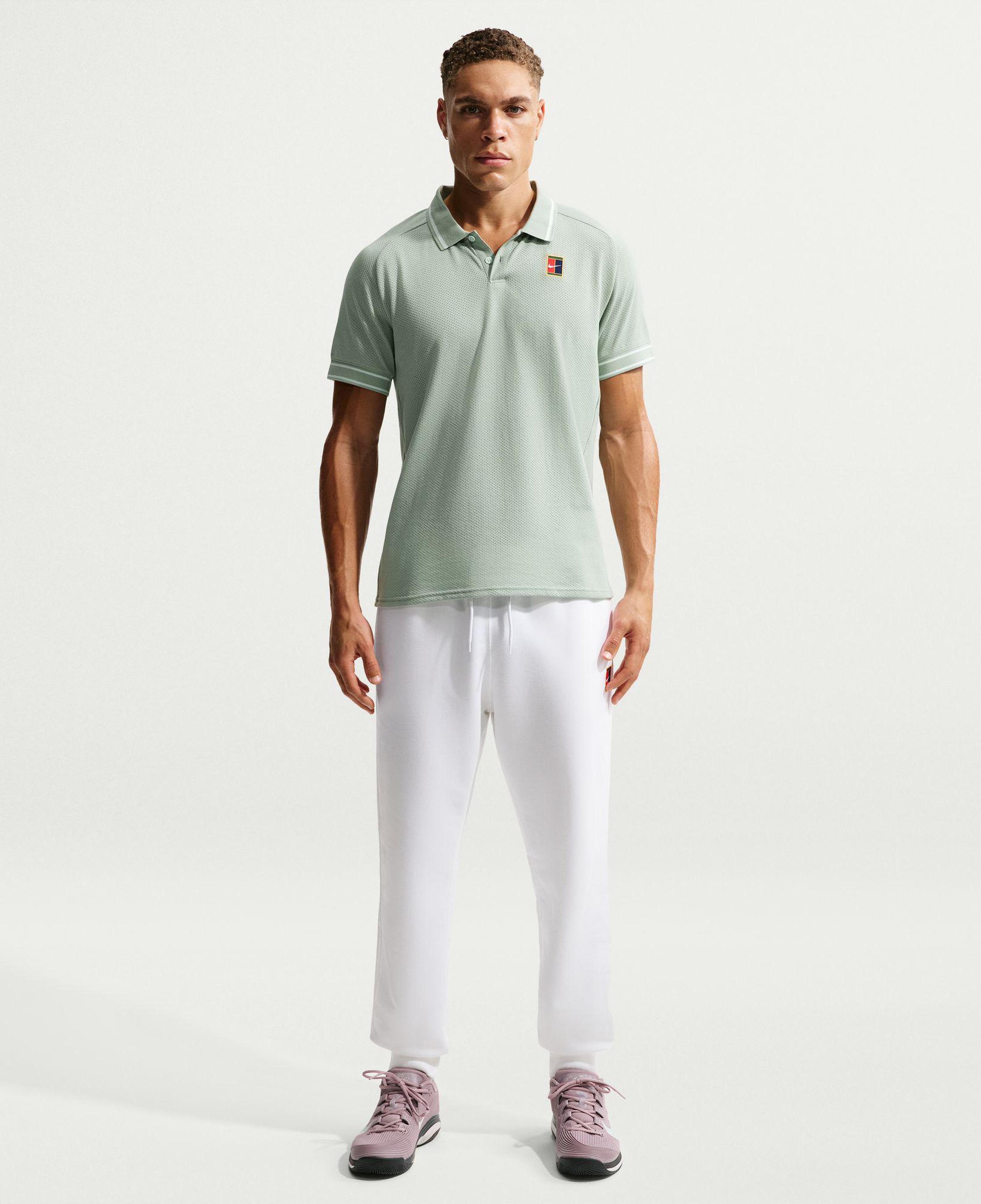 Nike Court Heritage Erkek Yeşil Polo
