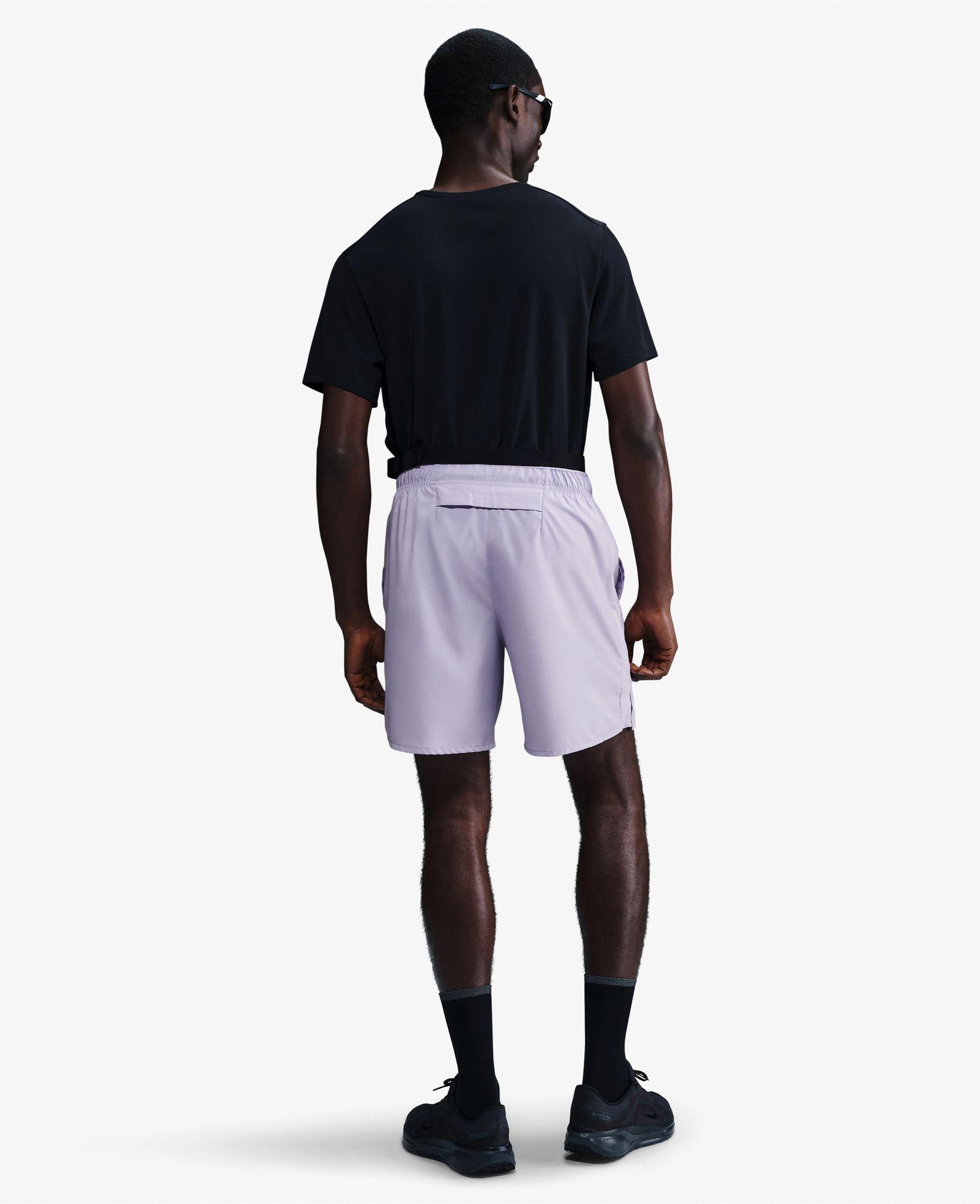 Nike Dri-Fit Challenger 18 cm Erkek Lila Şort