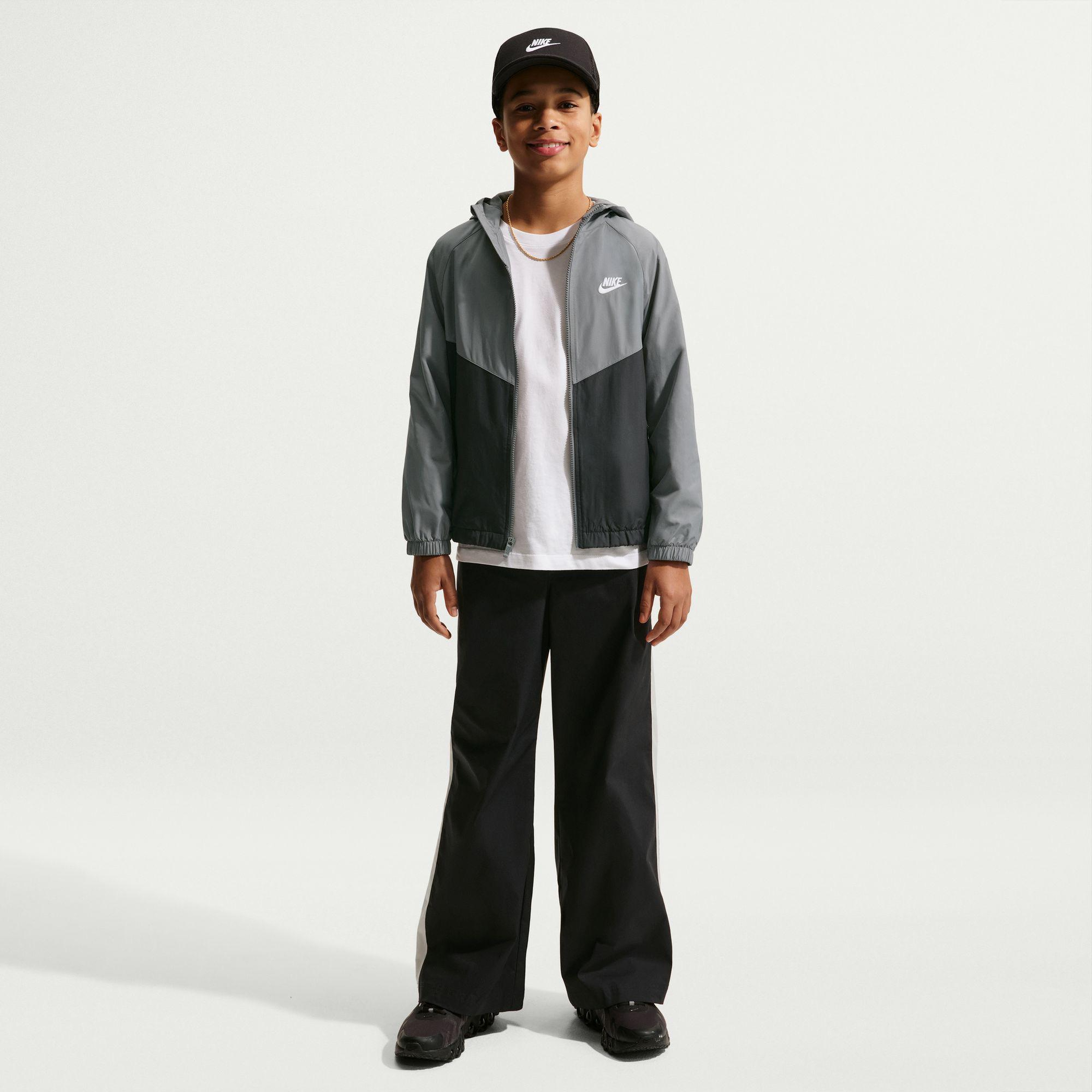 Nike Sportswear Repel Windrunner Çocuk Gri Ceket