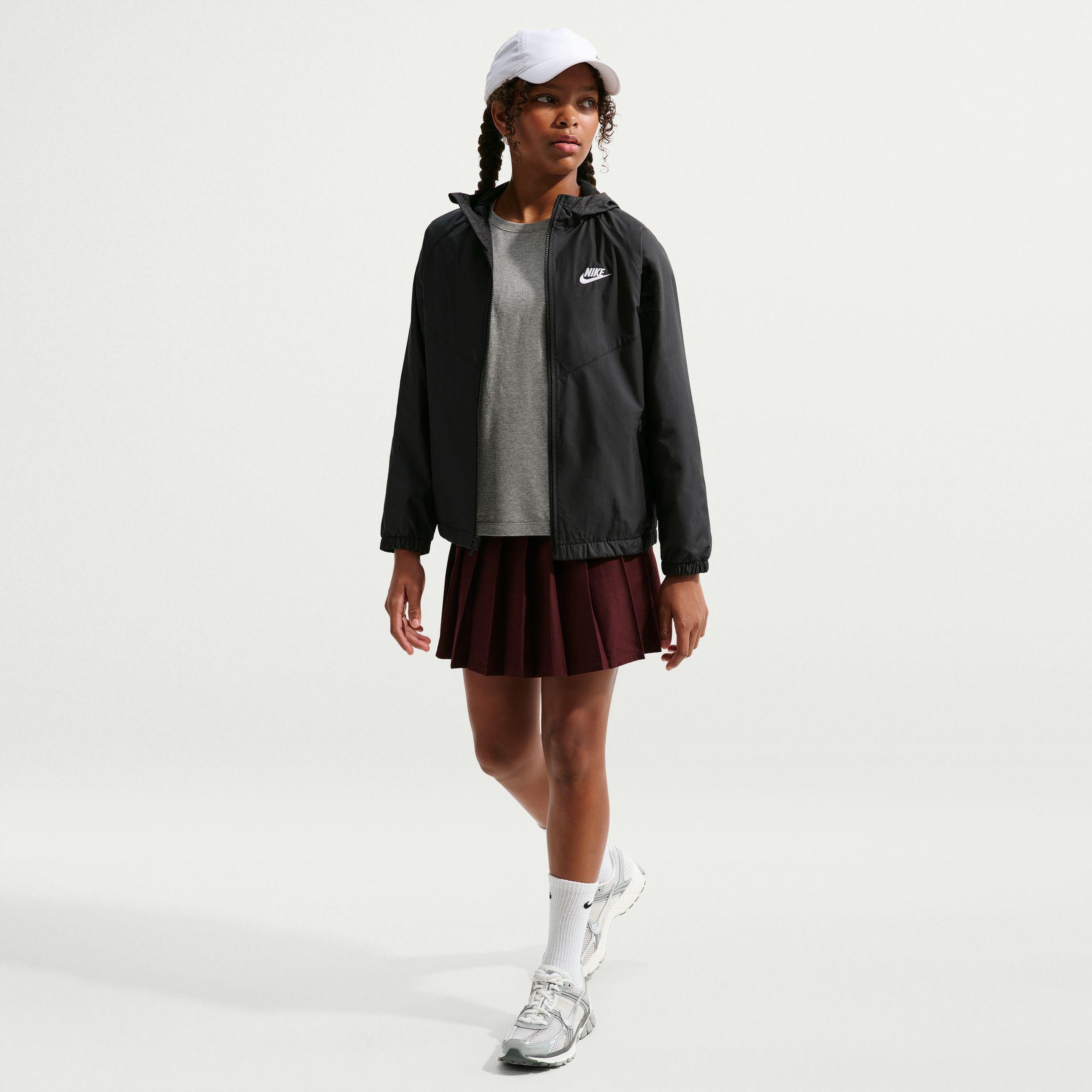 Nike Sportswear Repel Windrunner Çocuk Siyah Ceket