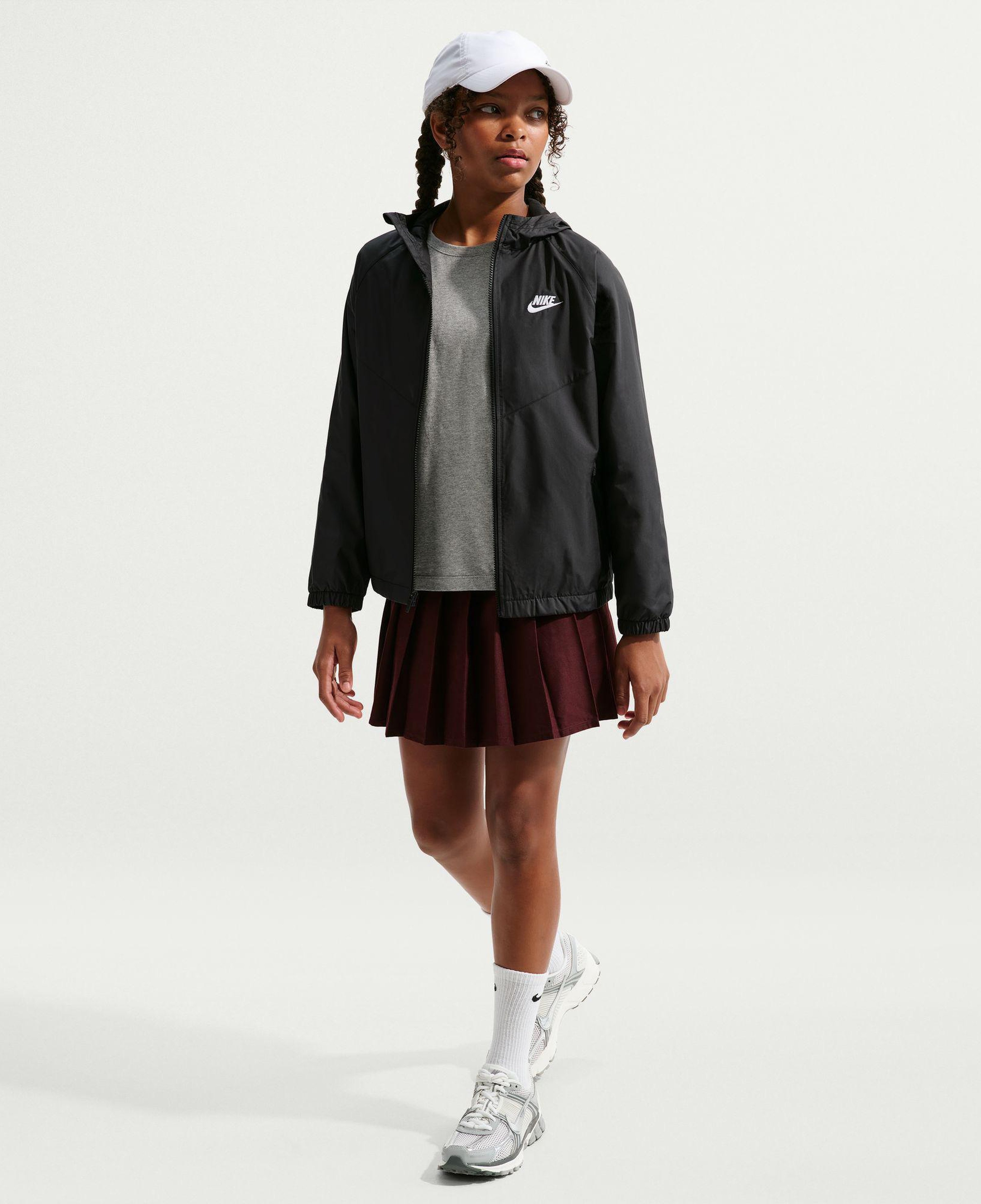 Nike Sportswear Repel Windrunner Çocuk Siyah Ceket
