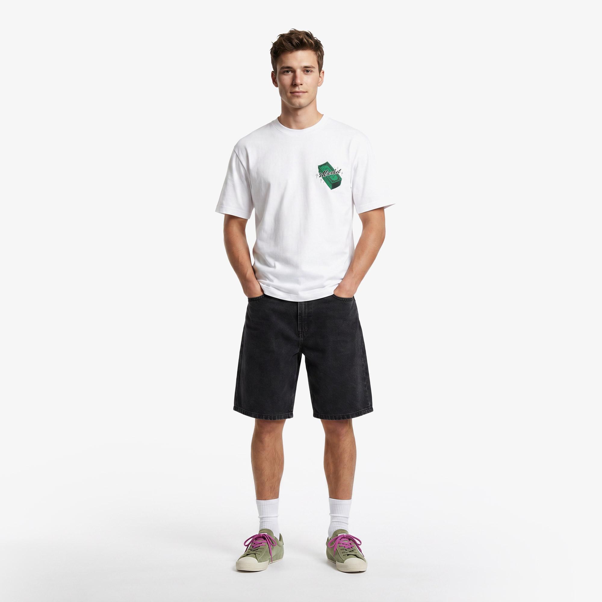 Market Call My Plug Erkek Beyaz T-Shirt