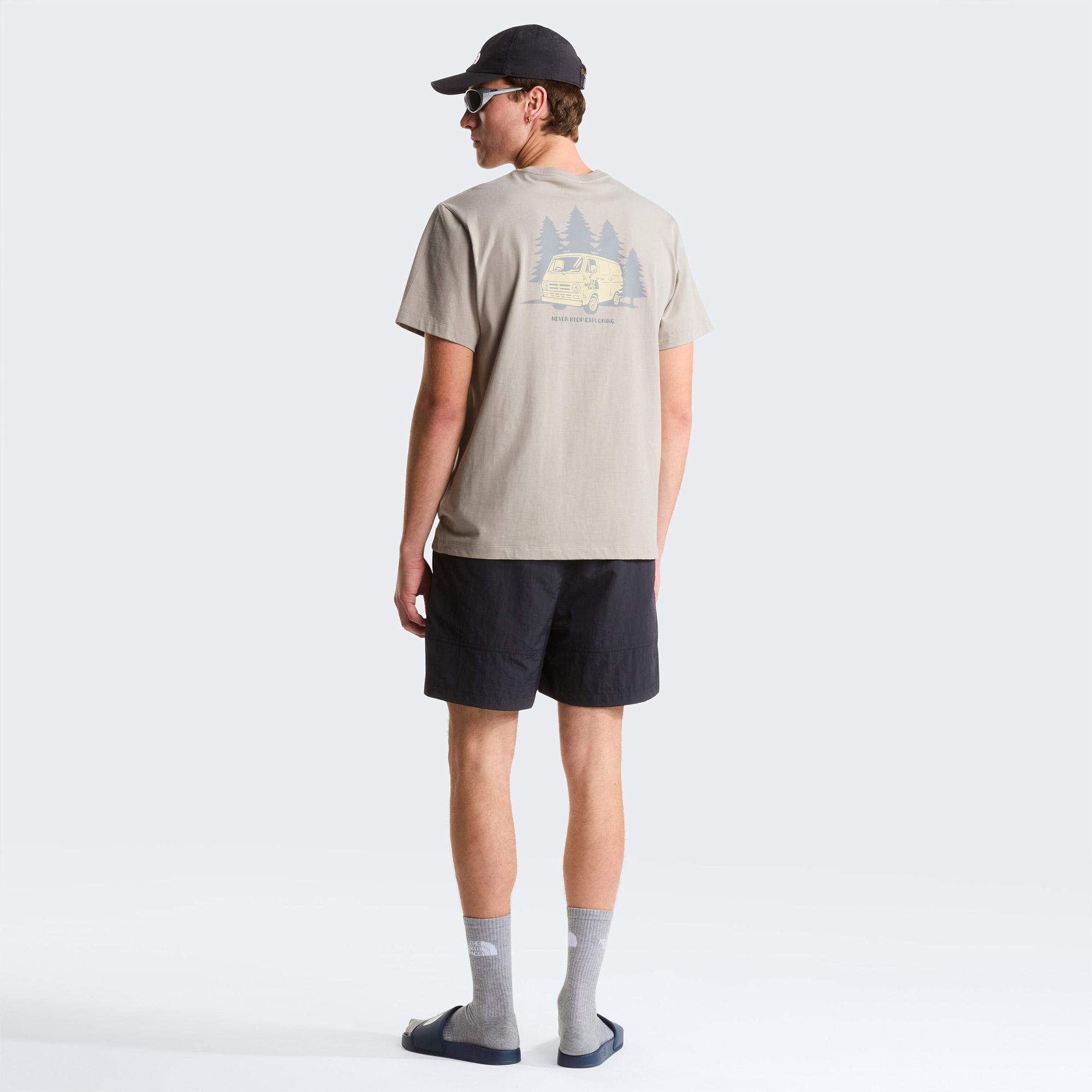 The North Face Van Life Relaxed Erkek Gri T-Shirt