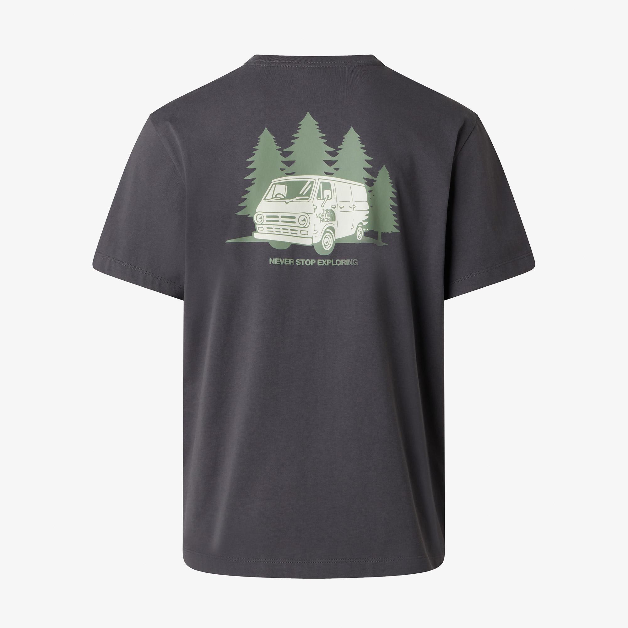 The North Face Van Life Relaxed Erkek Gri T-Shirt