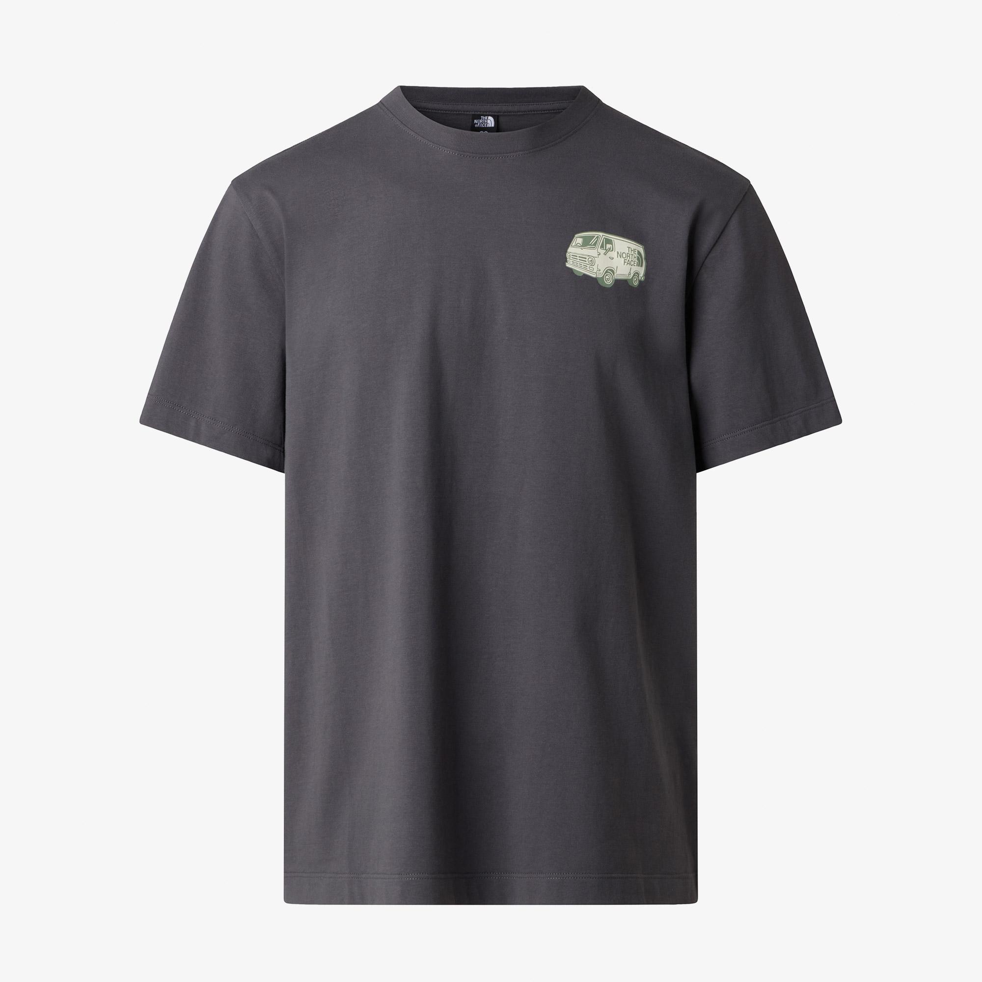 The North Face Van Life Relaxed Erkek Gri T-Shirt