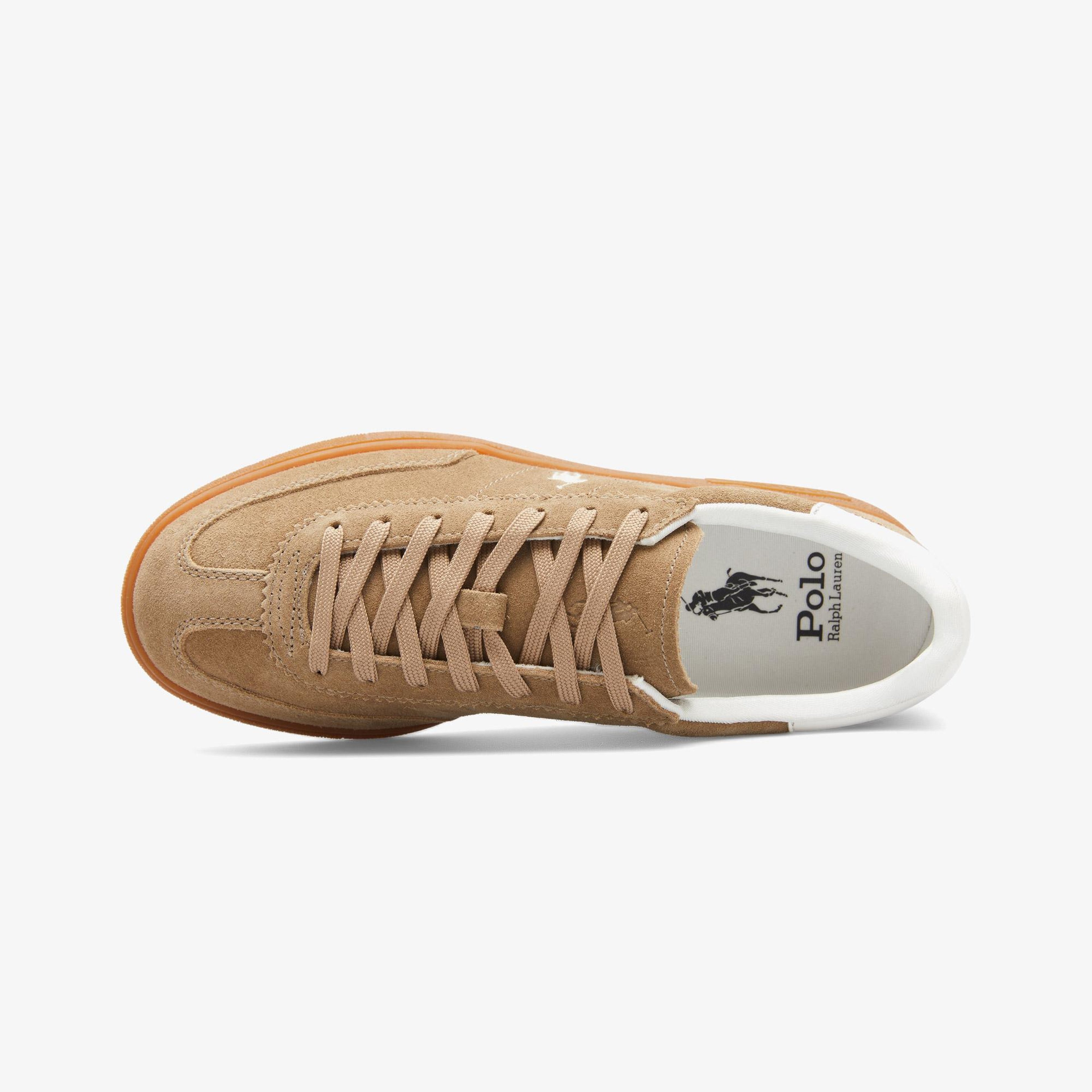 Polo Ralph Lauren Bedford Pp Low Top Lace Kadın Kahverengi Sneaker