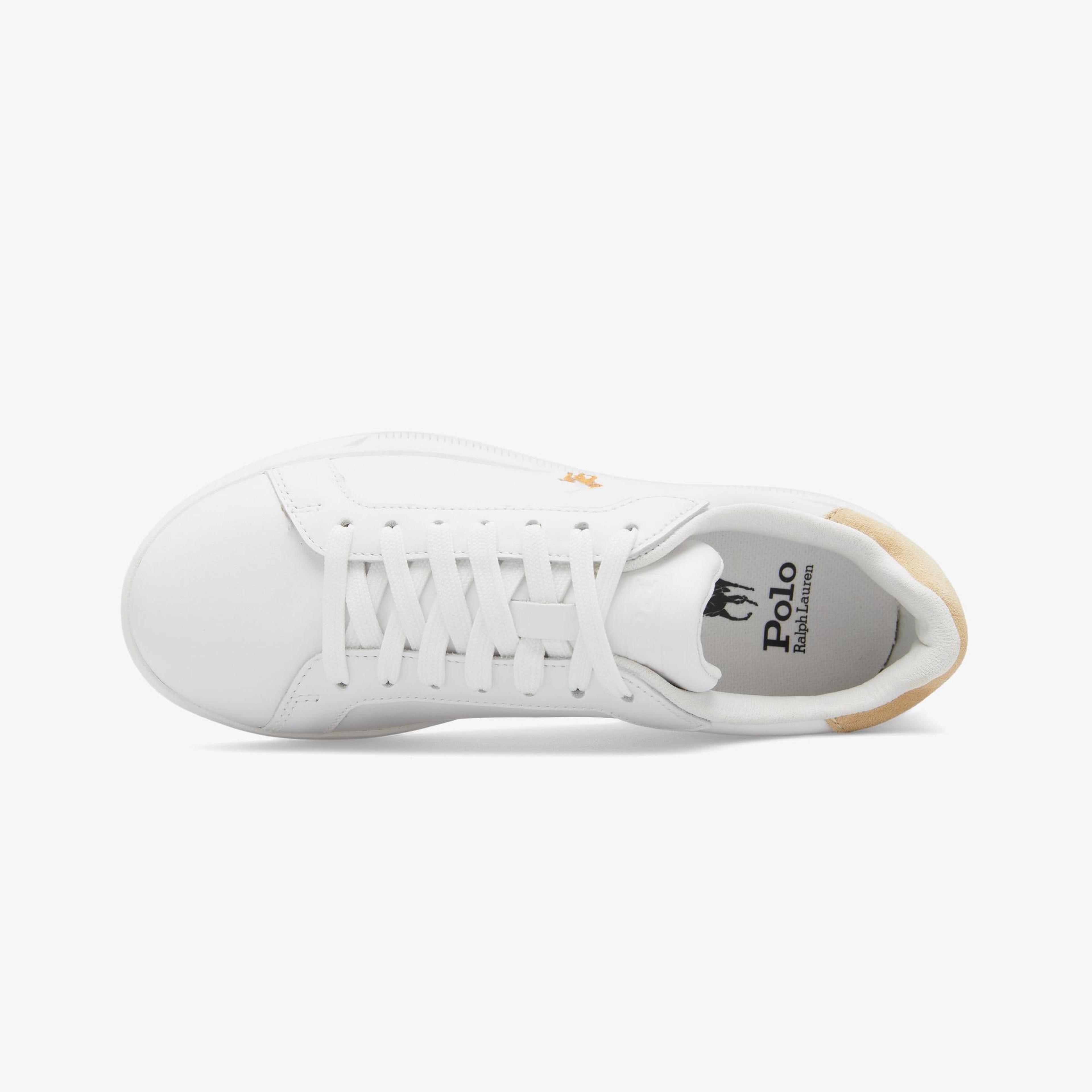 Polo Ralph Lauren Hrt Ct II Low Top Lace Kadın Beyaz Sneaker