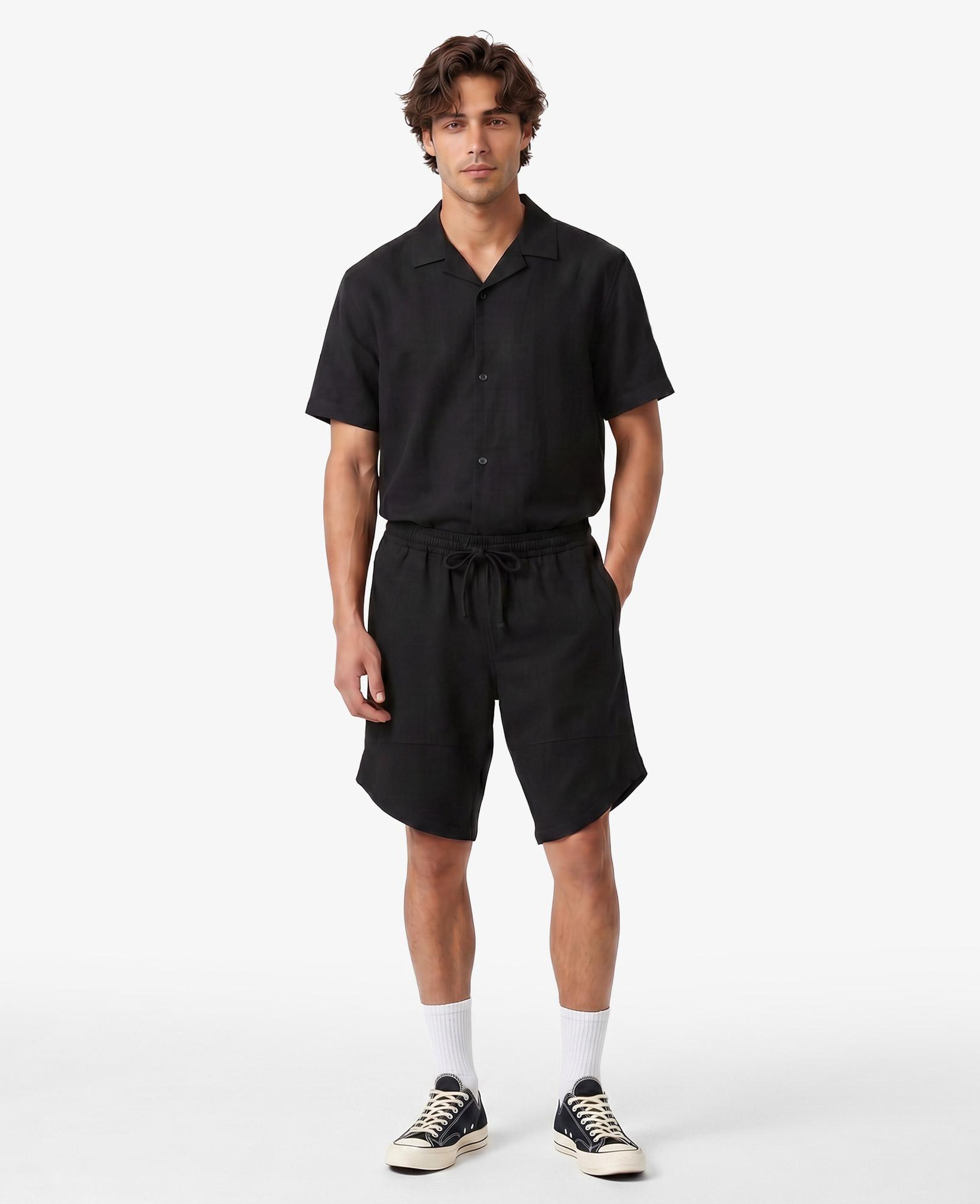 UNITED4 Regular Fit Erkek Siyah Şort
