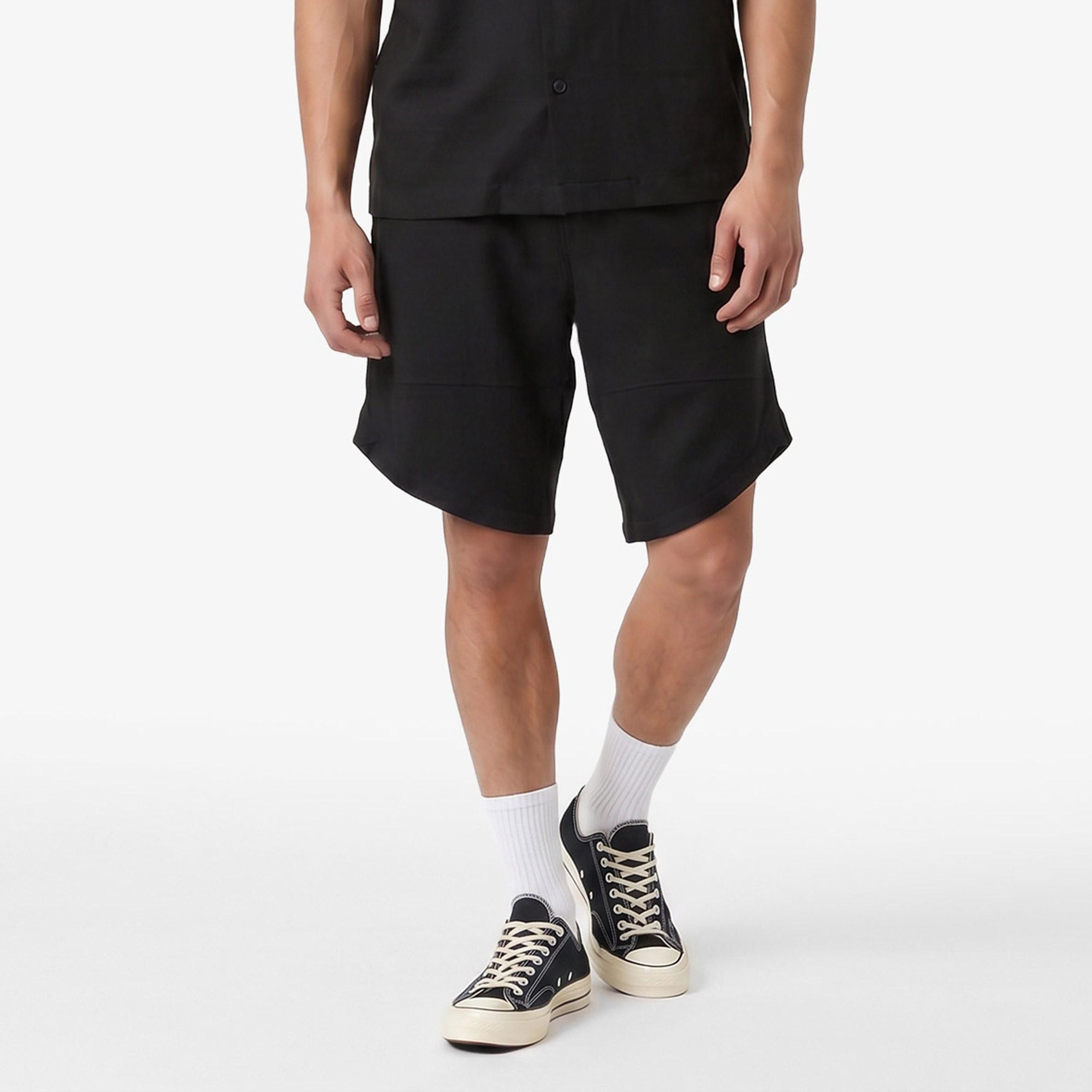 UNITED4 Regular Fit Erkek Siyah Şort