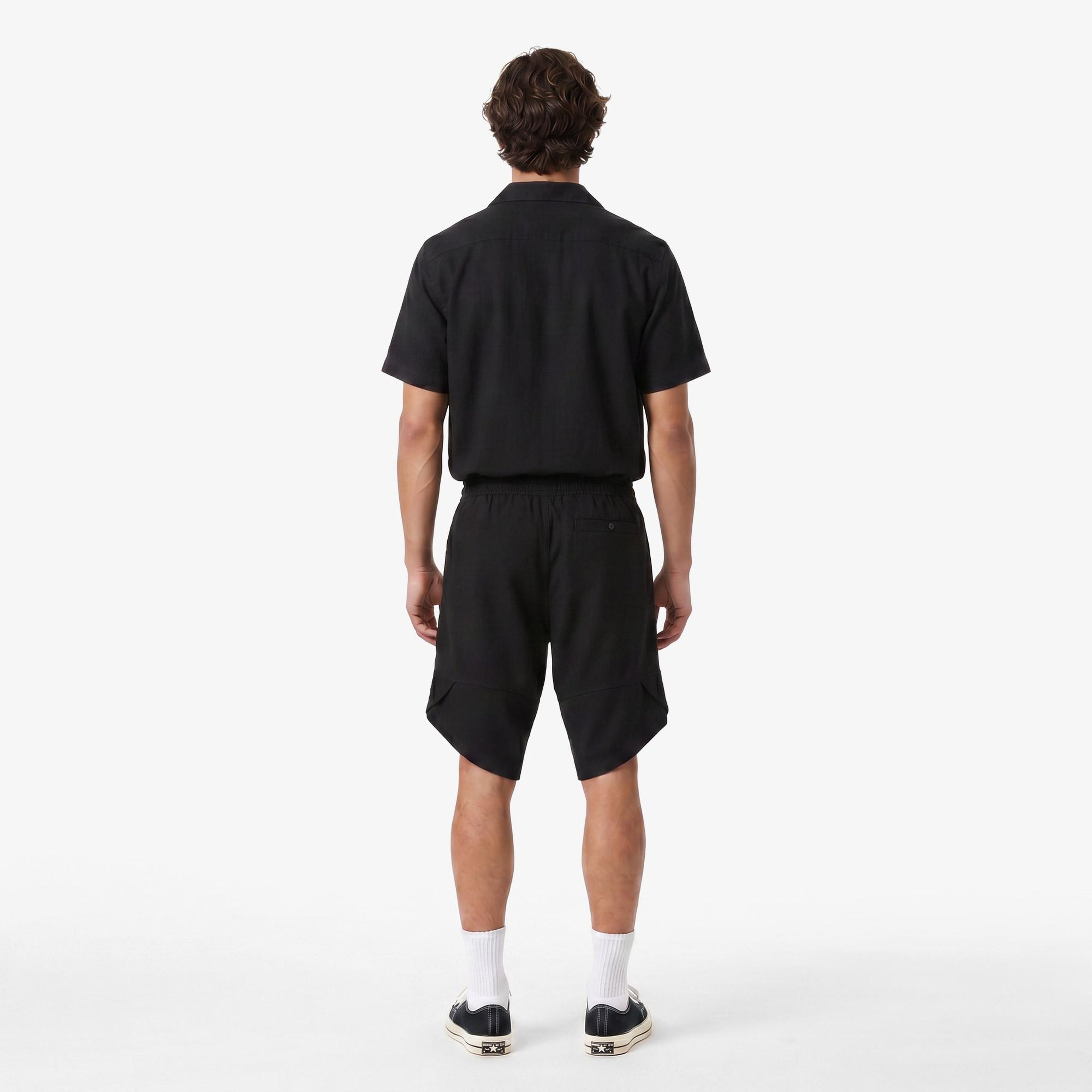UNITED4 Regular Fit Erkek Siyah Şort