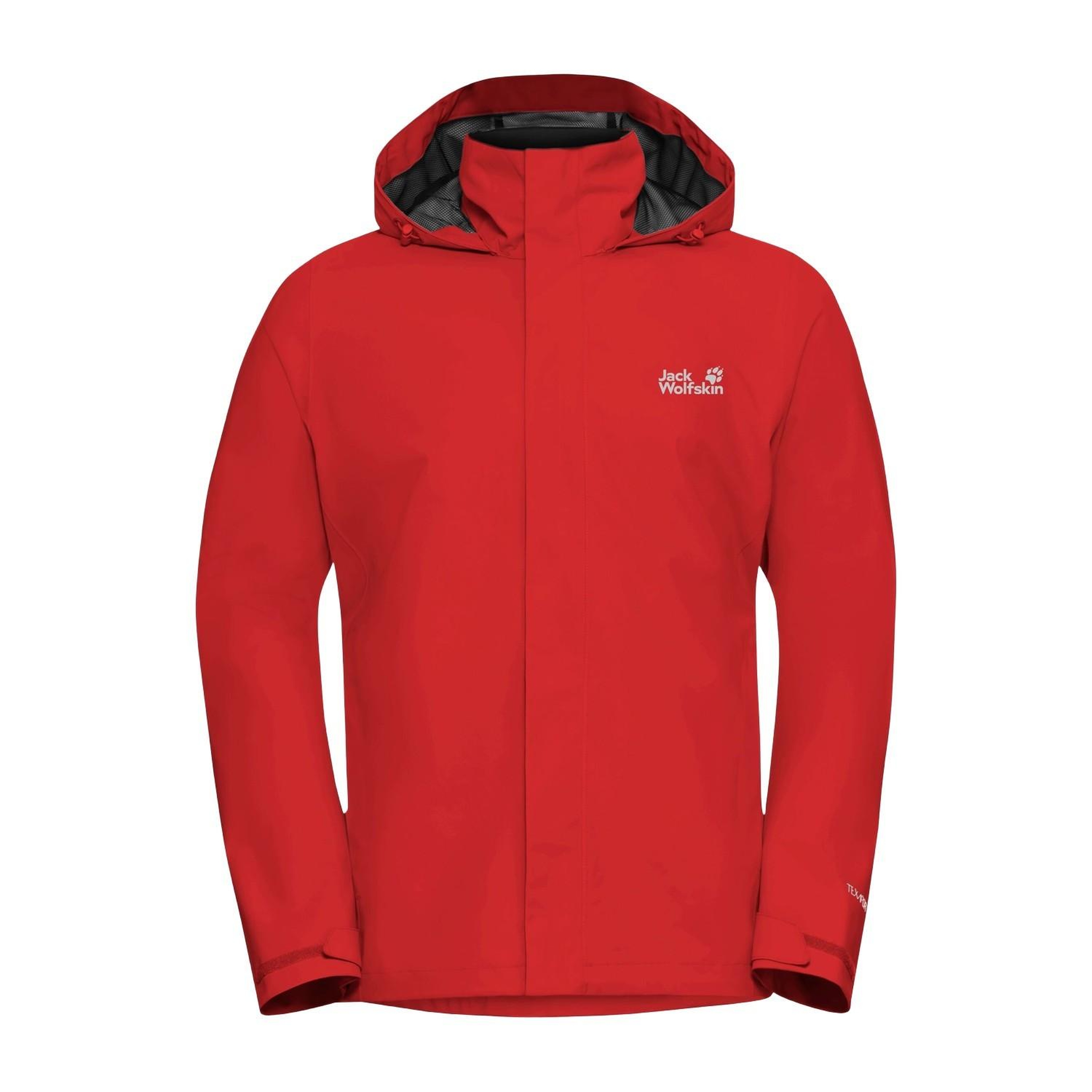 Jack Wolfskin Trailtime 2L Erkek Kırmızı Outdoor Ceketi