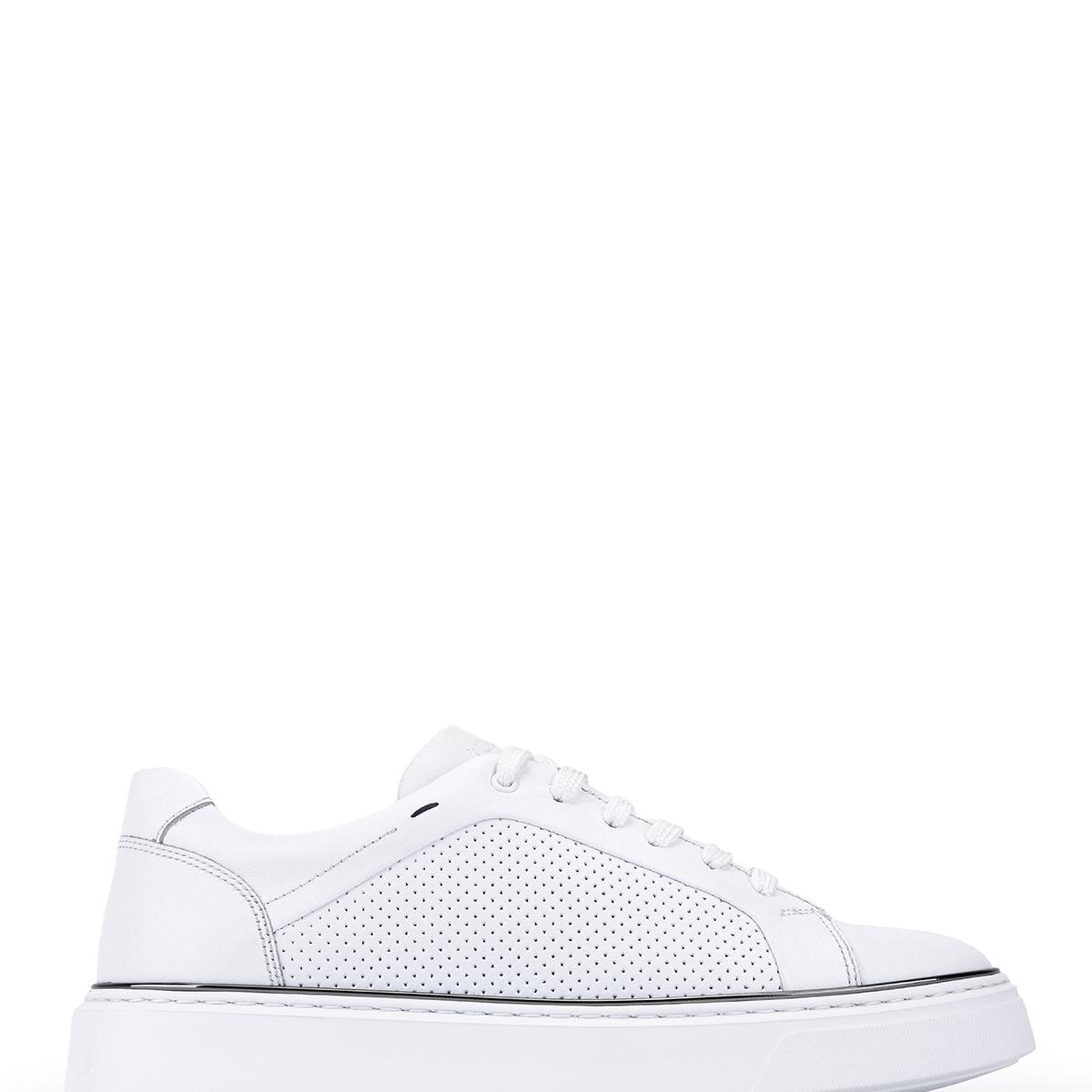 Tamer Tanca Erkek Hakiki Deri Beyaz Sneakers & Spor Ayakkabı