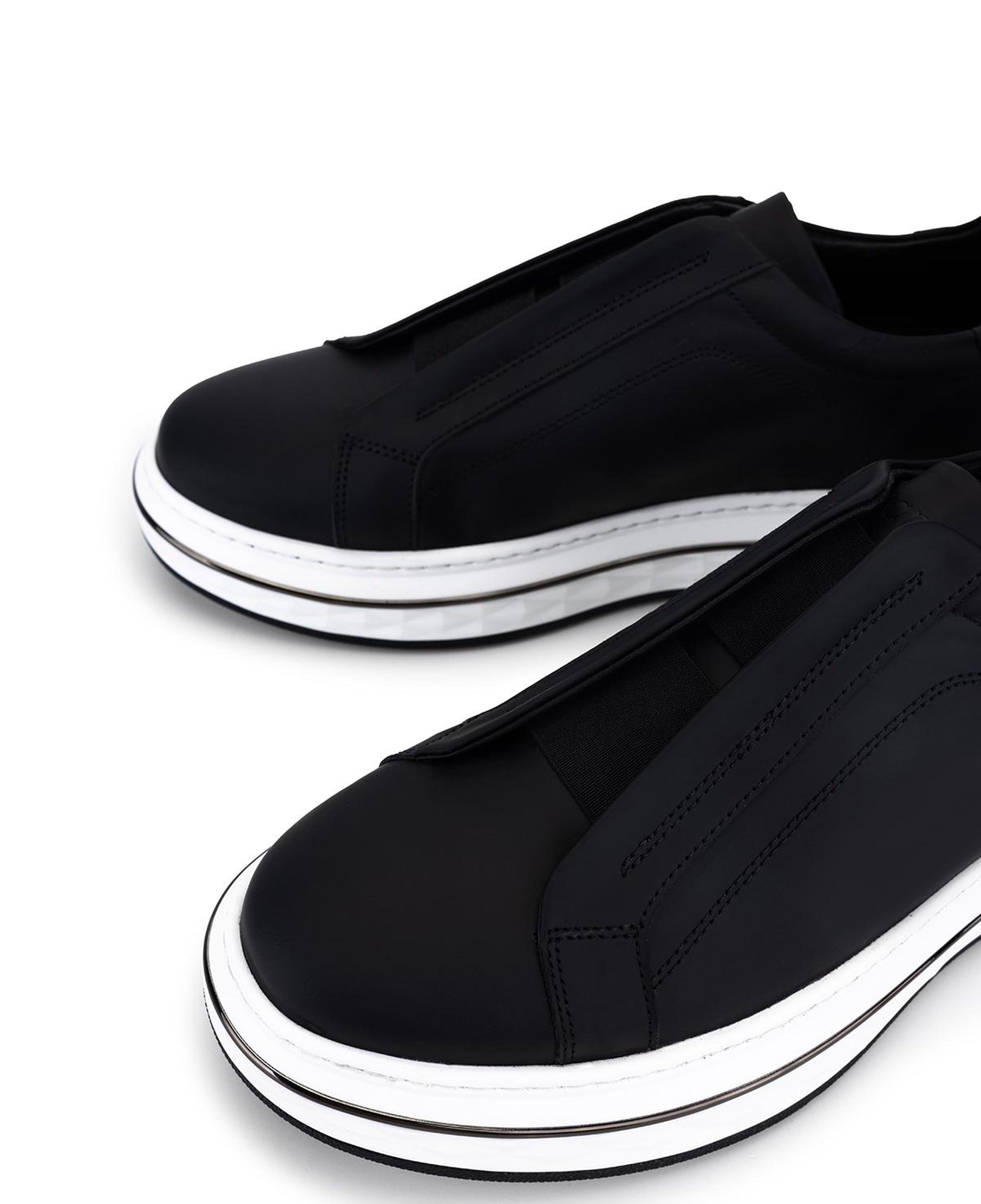 Tamer Tanca Erkek Hakiki Deri Siyah Sneakers & Spor Ayakkabı