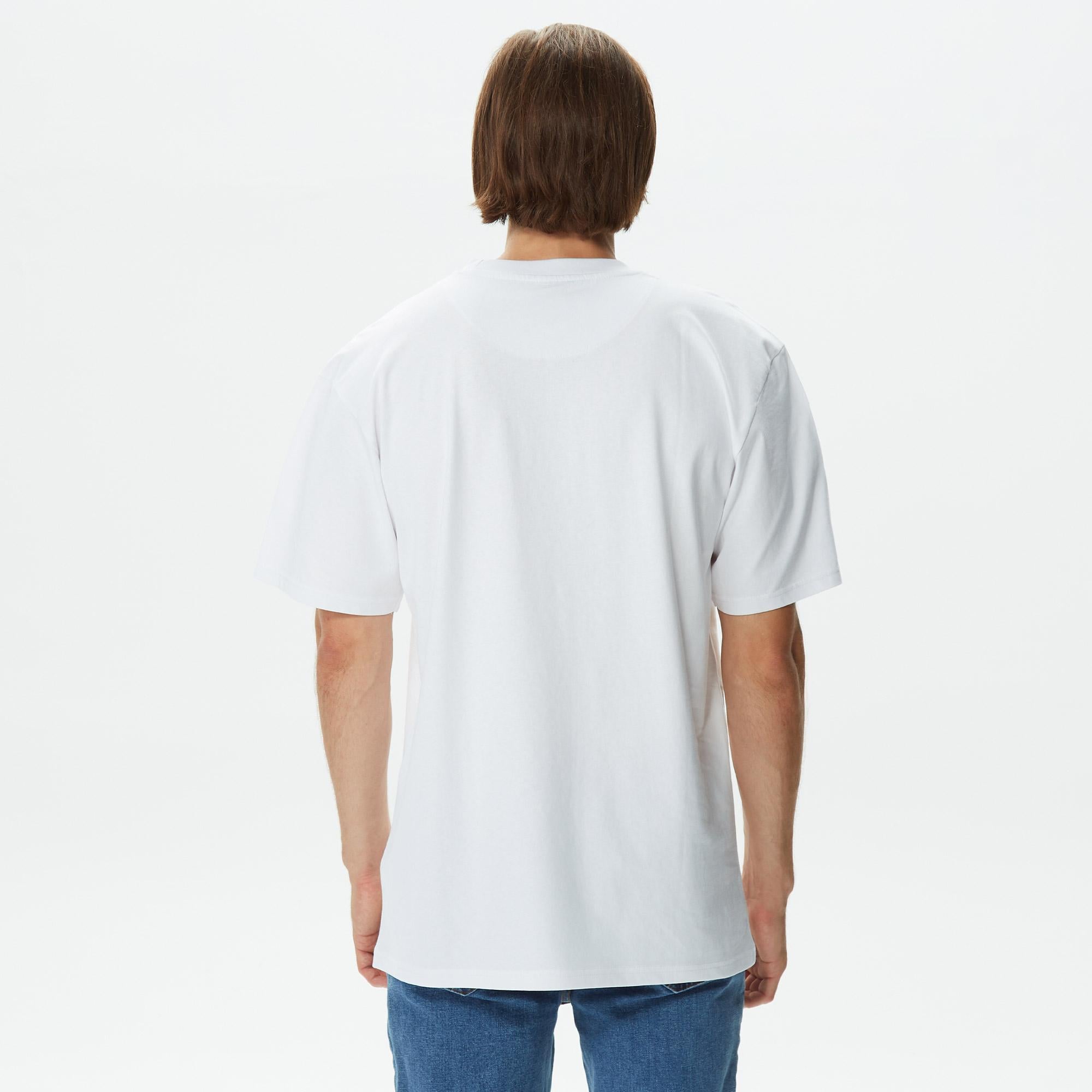 Karl Kani Small Signature Erkek Beyaz T-Shirt