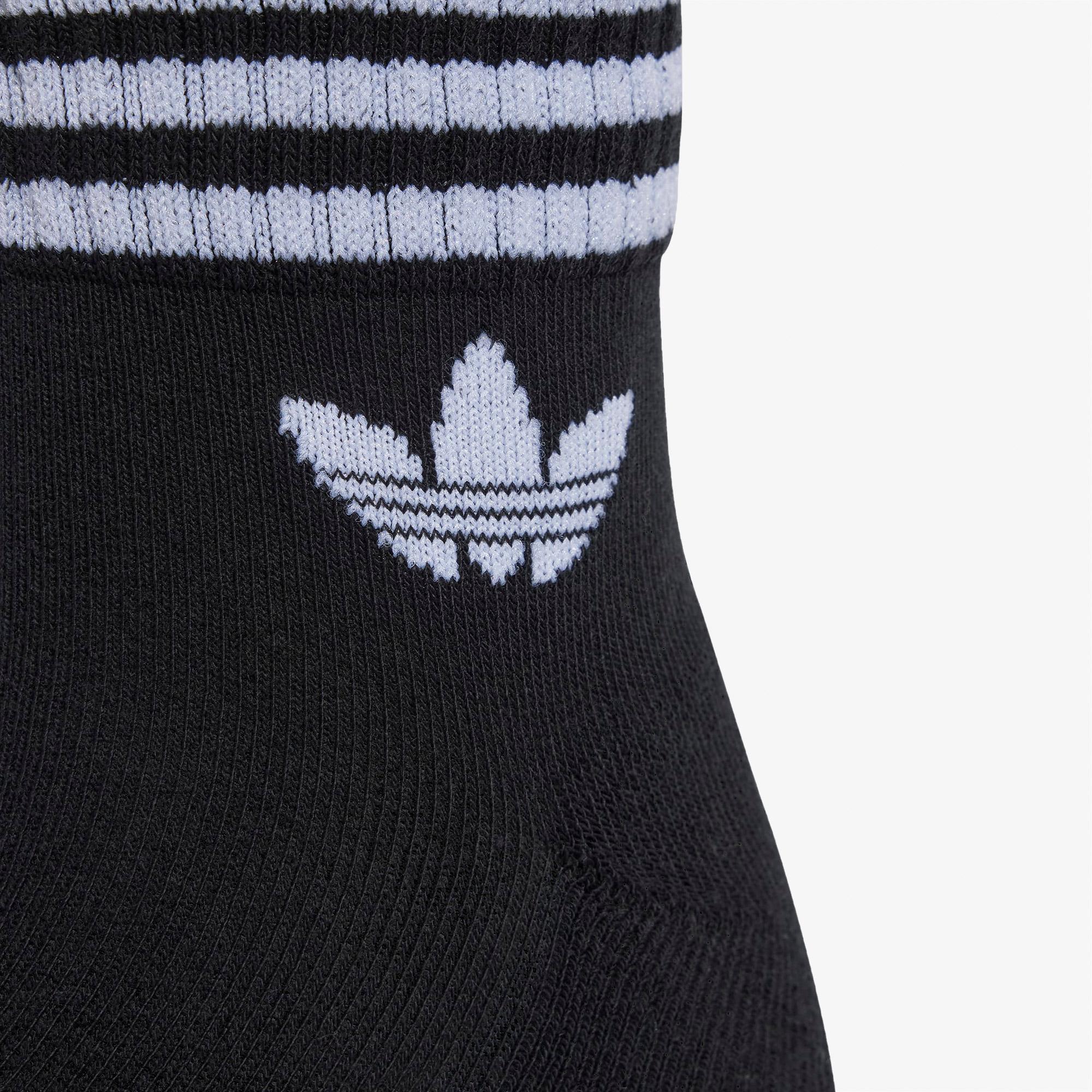 adidas 3-Stripes Ankle 3' lü Unisex Siyah Çorap