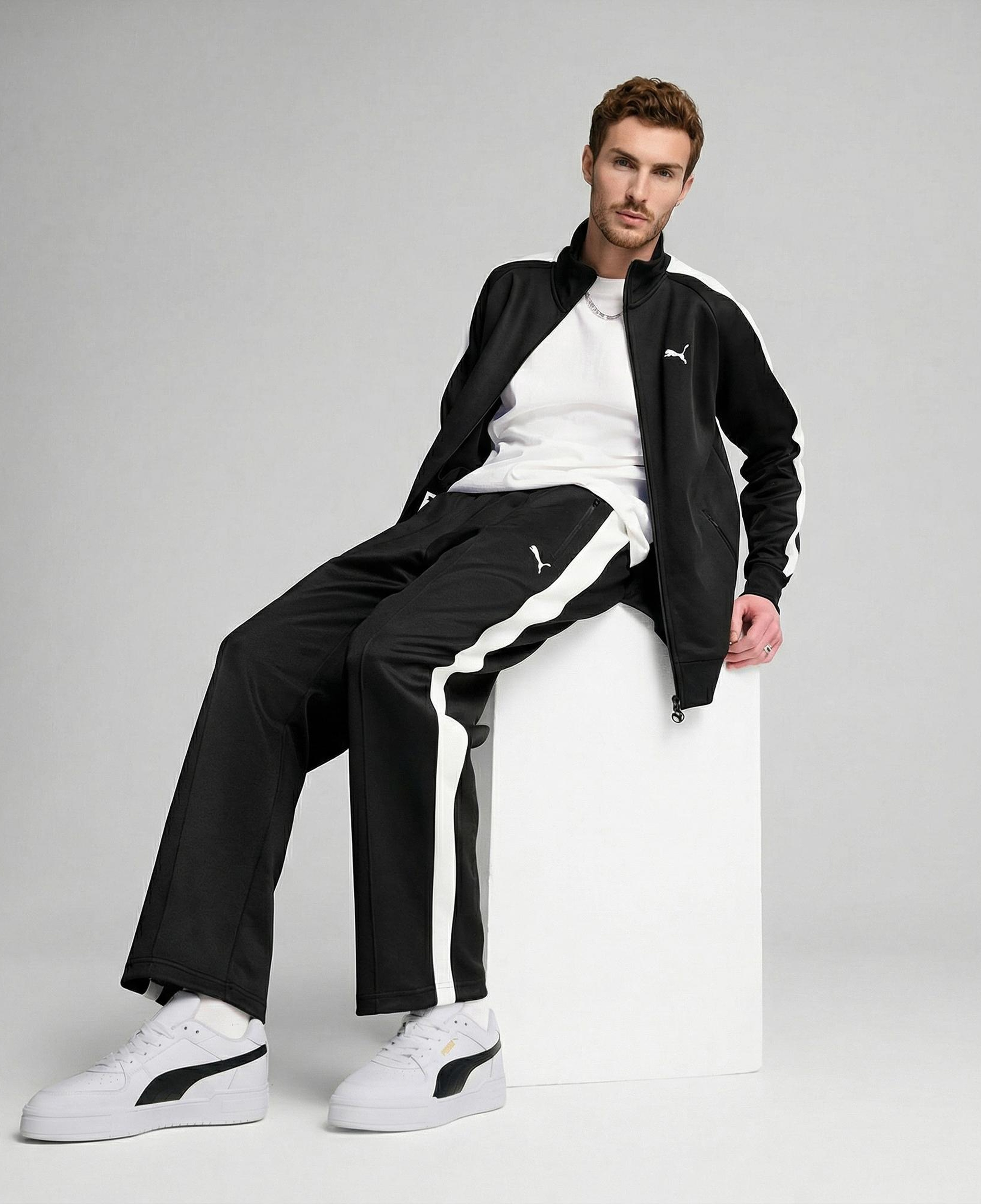 Puma T7 Always On Track Erkek Siyah Ceket