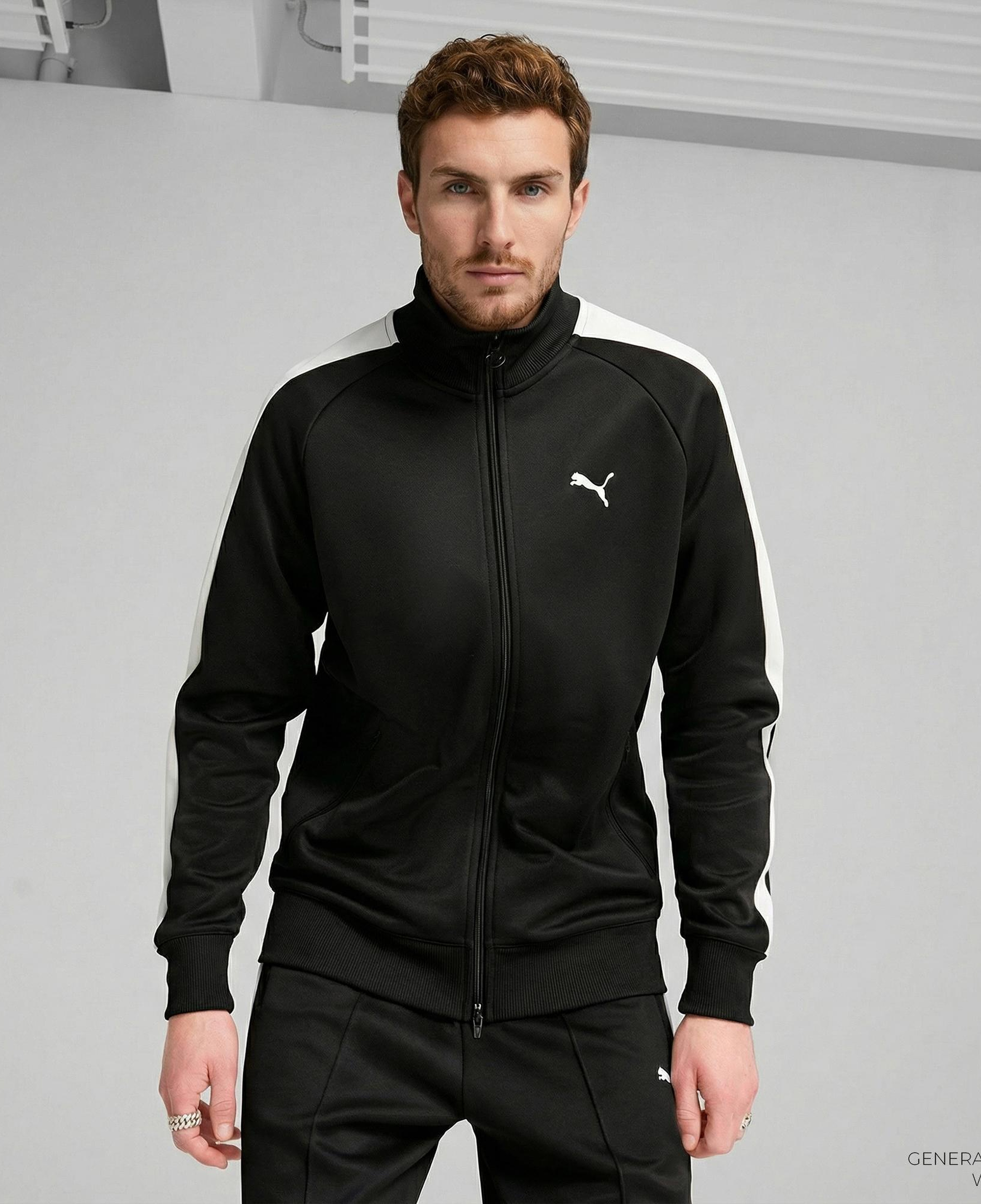 Puma T7 Always On Track Erkek Siyah Ceket