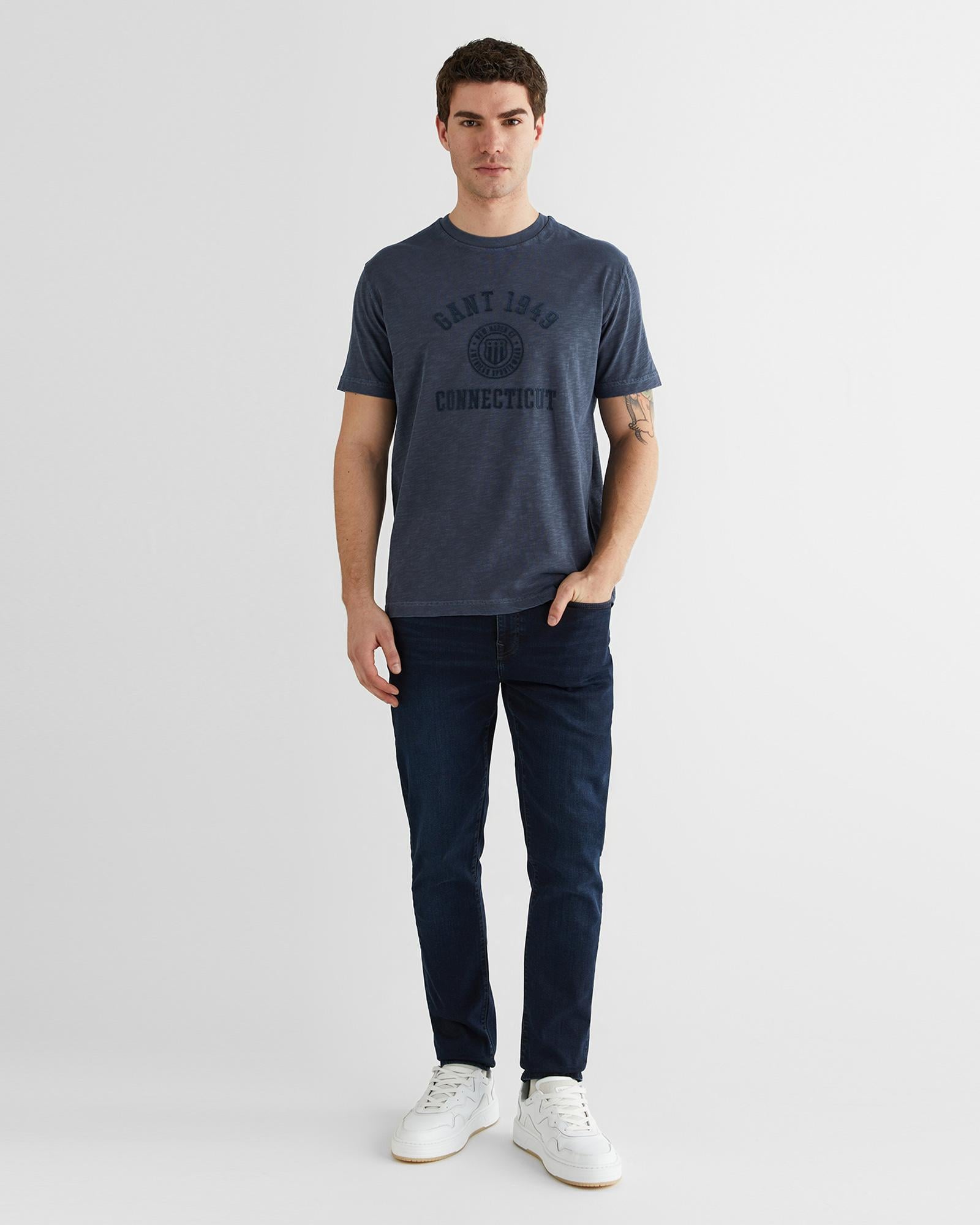 GANT Erkek Lacivert Extra Slim Fit Jean