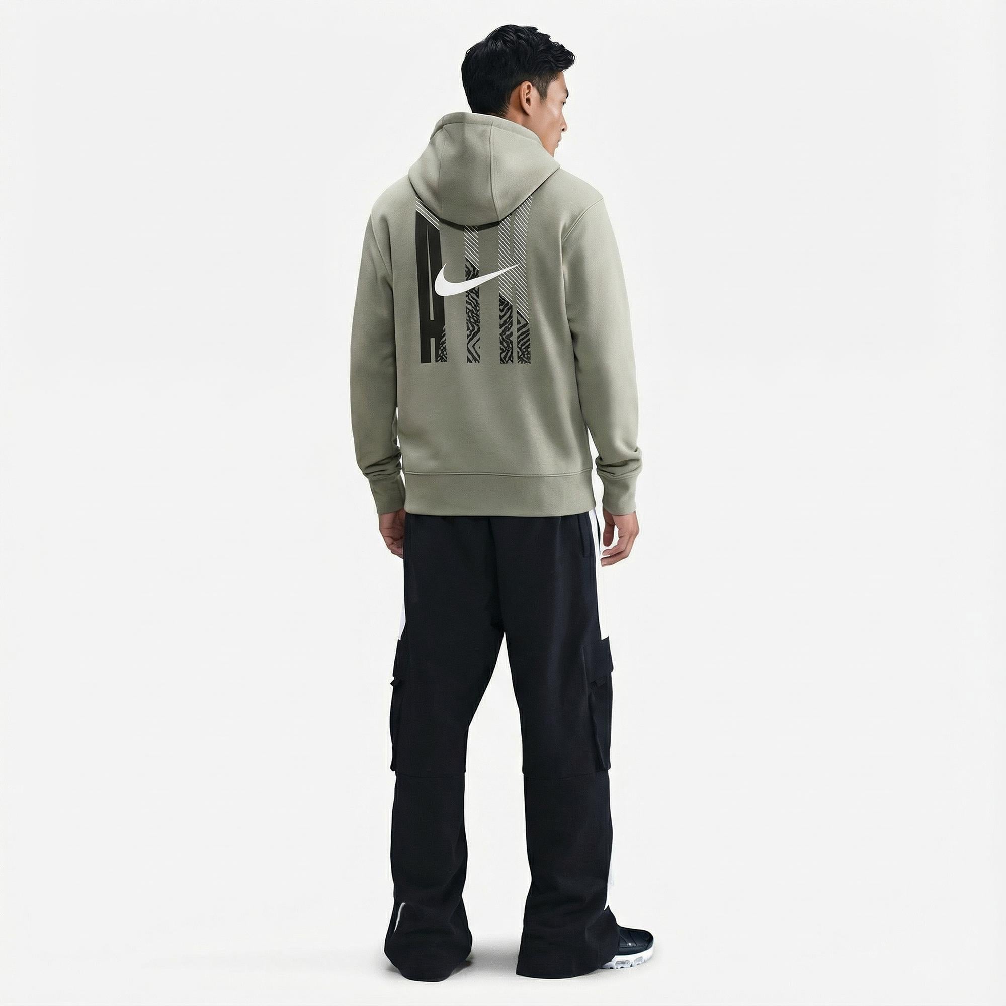 Nike Air Pullover Erkek Yeşil Kapüşonlu Hoodie