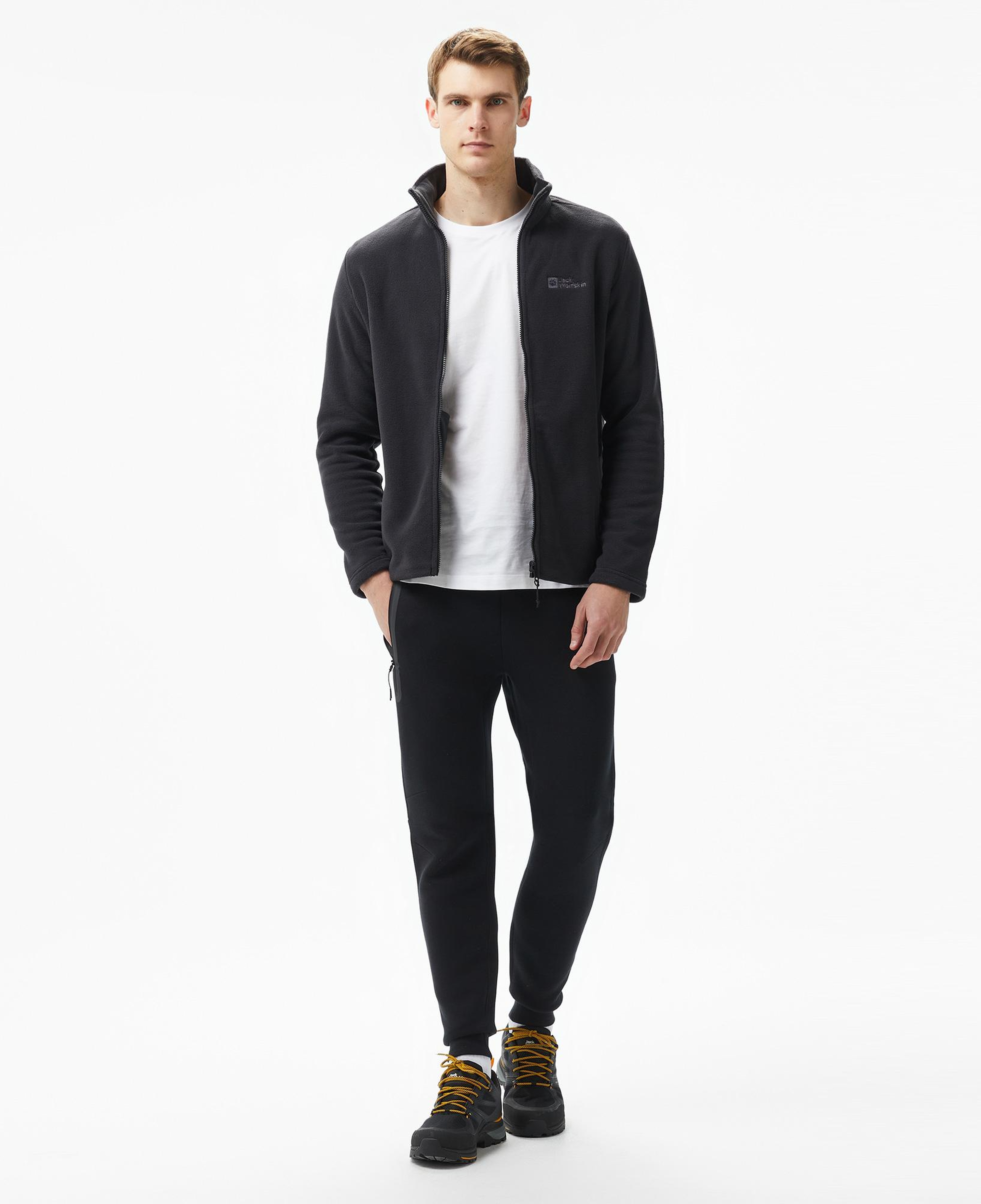 Jack Wolfskin Winterstein Fz Erkek Siyah Outdoor Polar